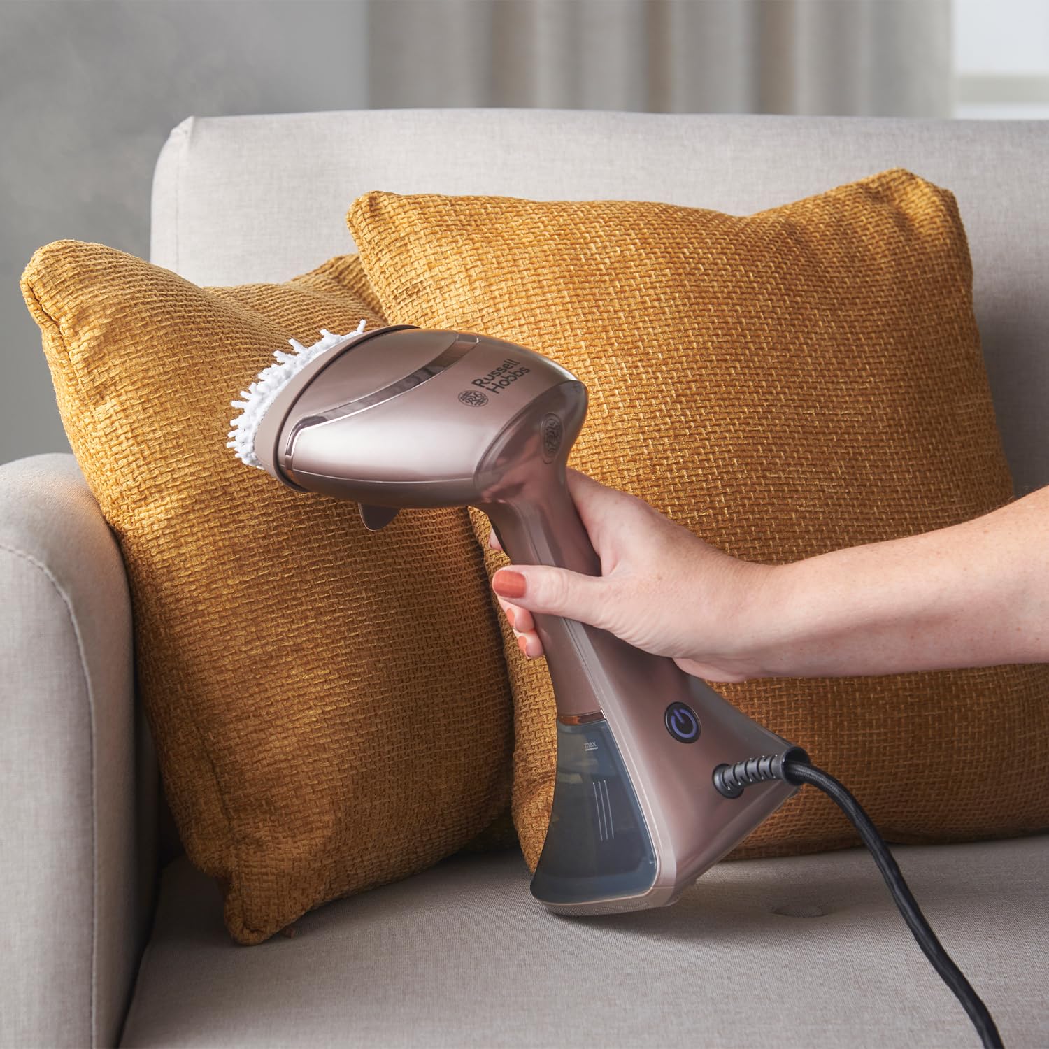 Russell Hobbs Steam Genie Aroma Handheld Steamer - 1800W | 32g/min Steam | Kills 99.9% Bacteria 3