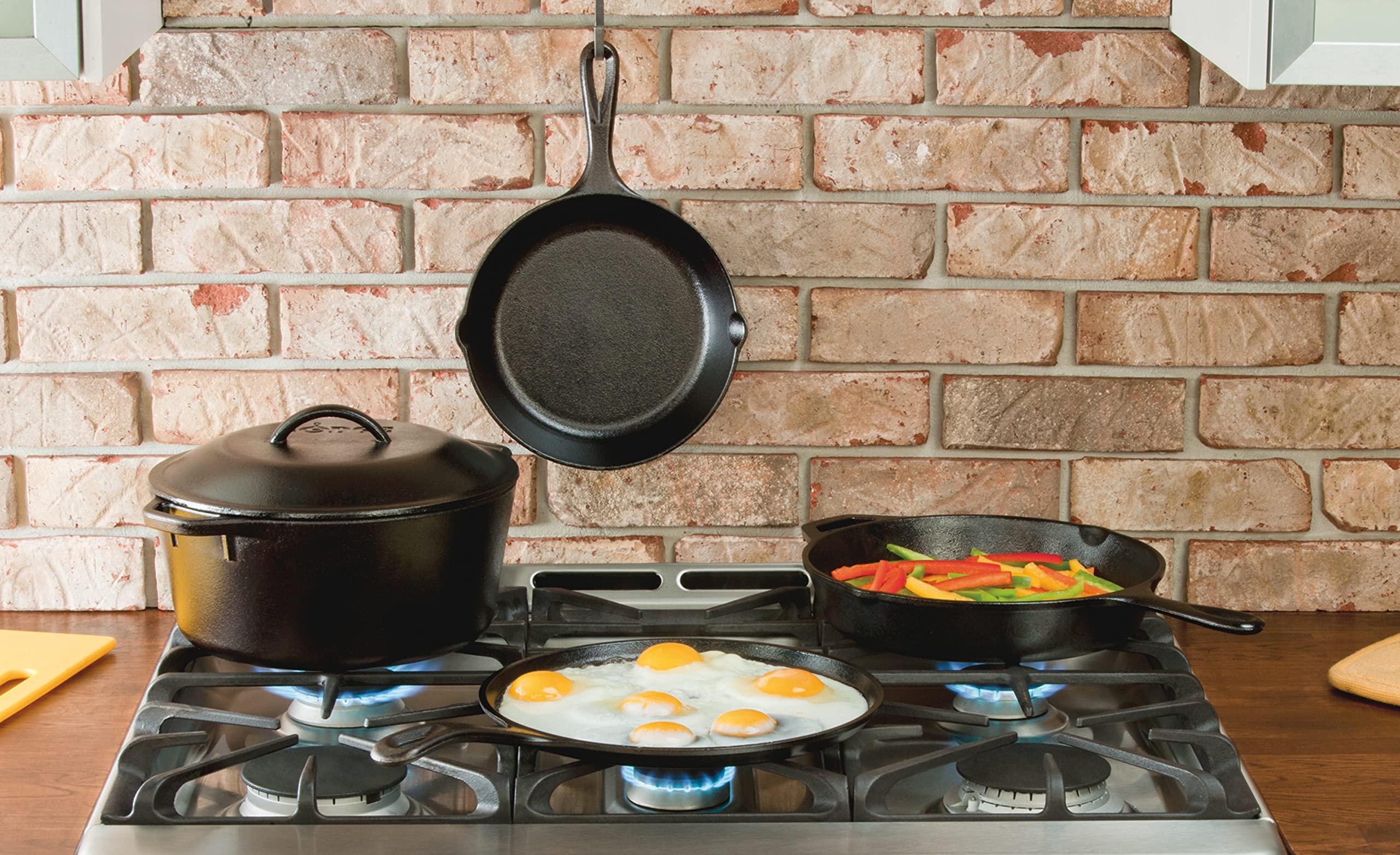 Lodge Cast Iron Rectangular Griddle - 10.5 Inch | Pre-Seasoned | Natural Non-Stick 9