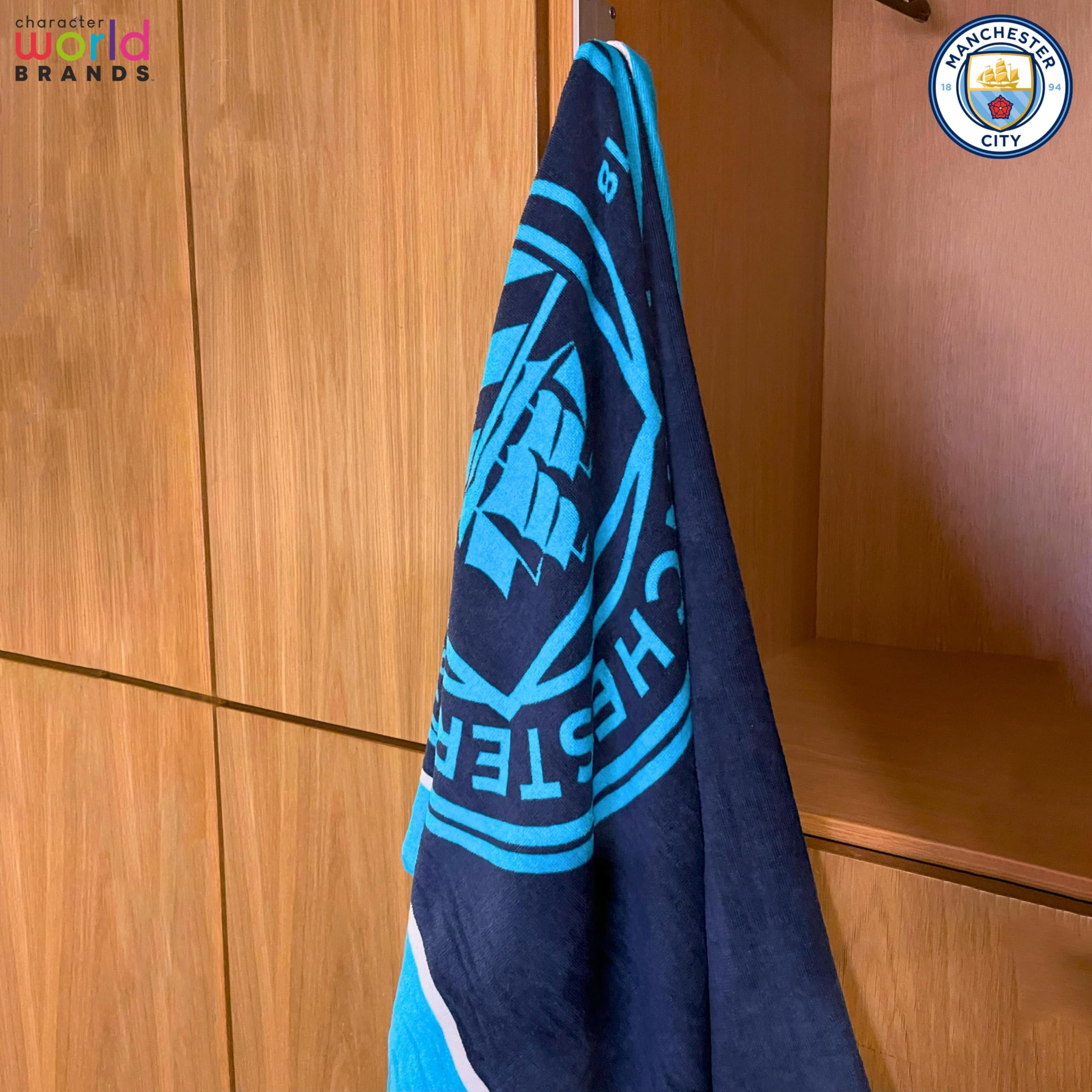 MANCHESTER CITY FC Beach Towel - Super Soft Cotton | 75 x 150 CM | Official Merchandise 5