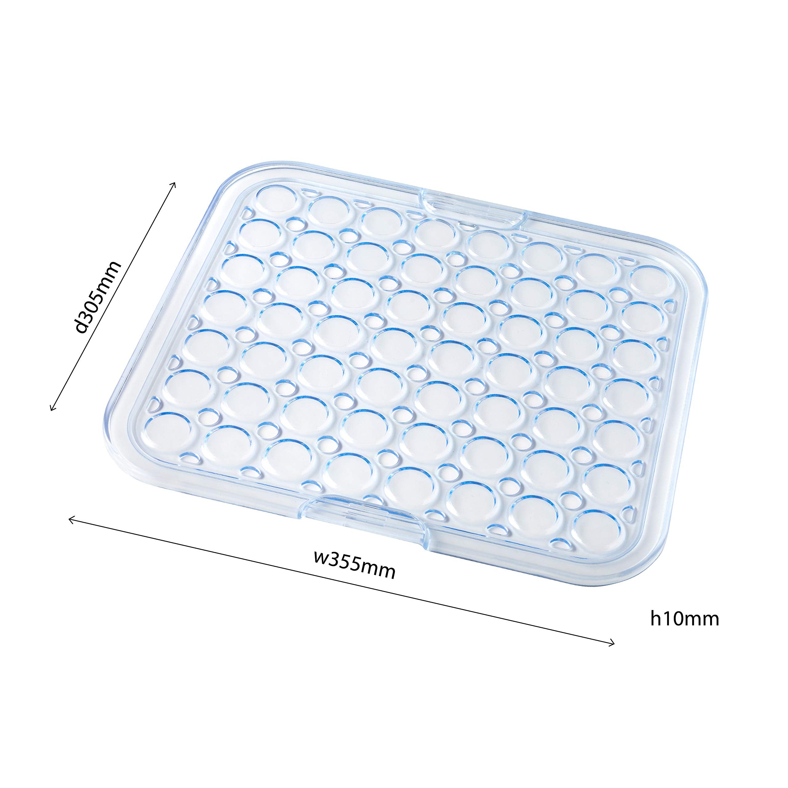 Addis Clear Plastic Sink Mat | Protects Against Scratches | BPA Free | 31W x 1L cm 4