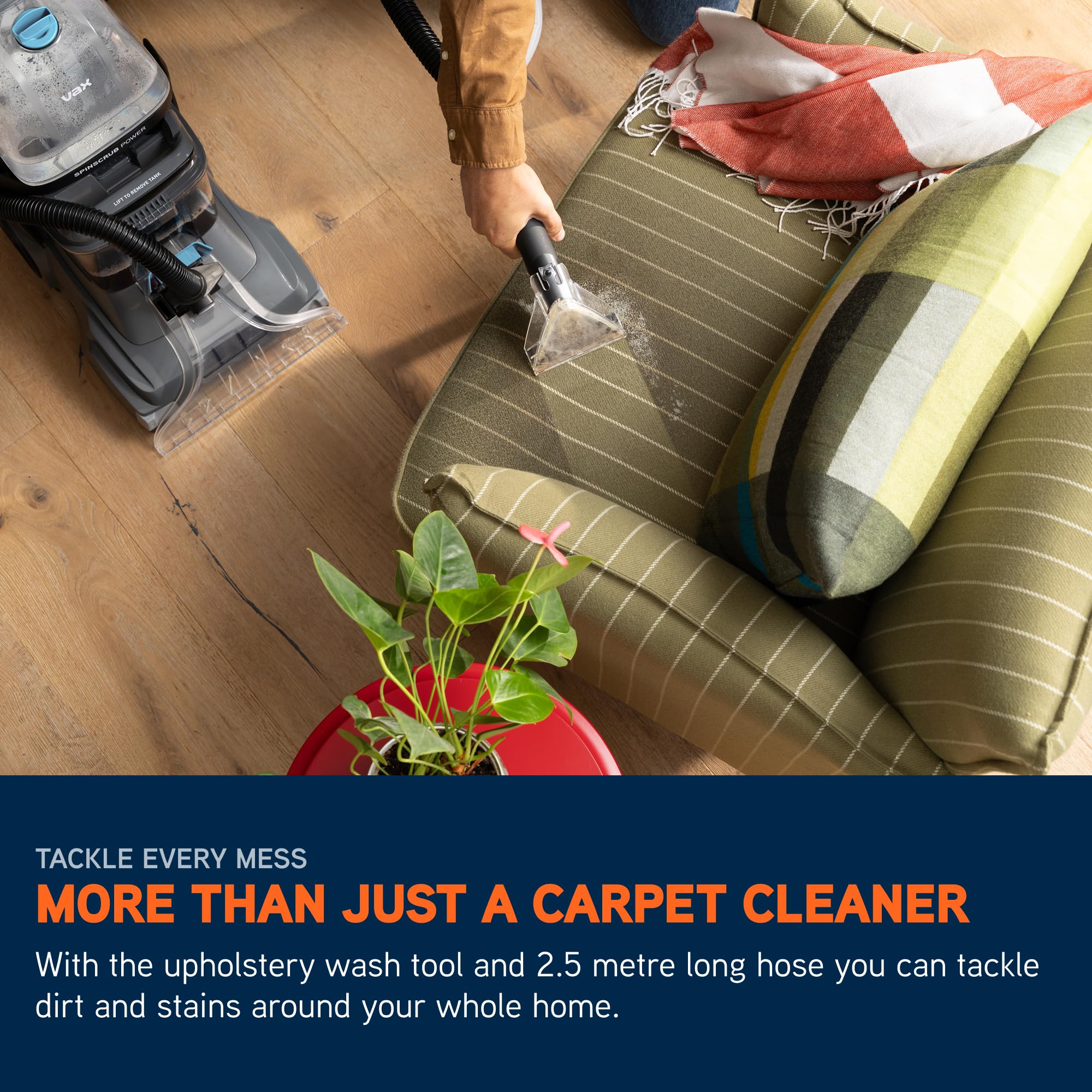 Vax SpinScrub Power Carpet Cleaner Machine - Deep Clean with SpinScrub Technology | Quick Dry 6