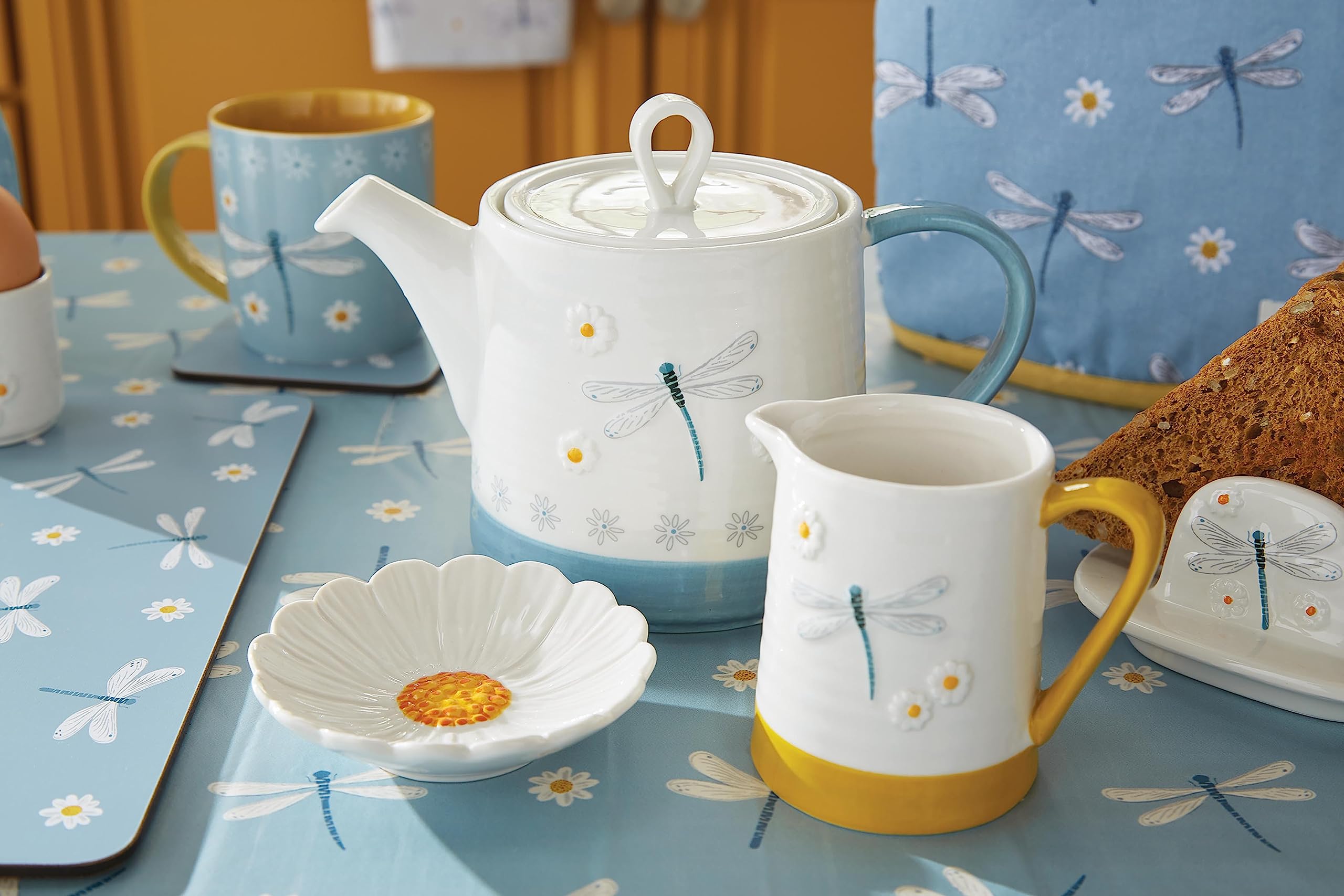 Cooksmart Ceramic Tea Bag Coaster - British Designed, Dishwasher Safe | 160x145mm 3