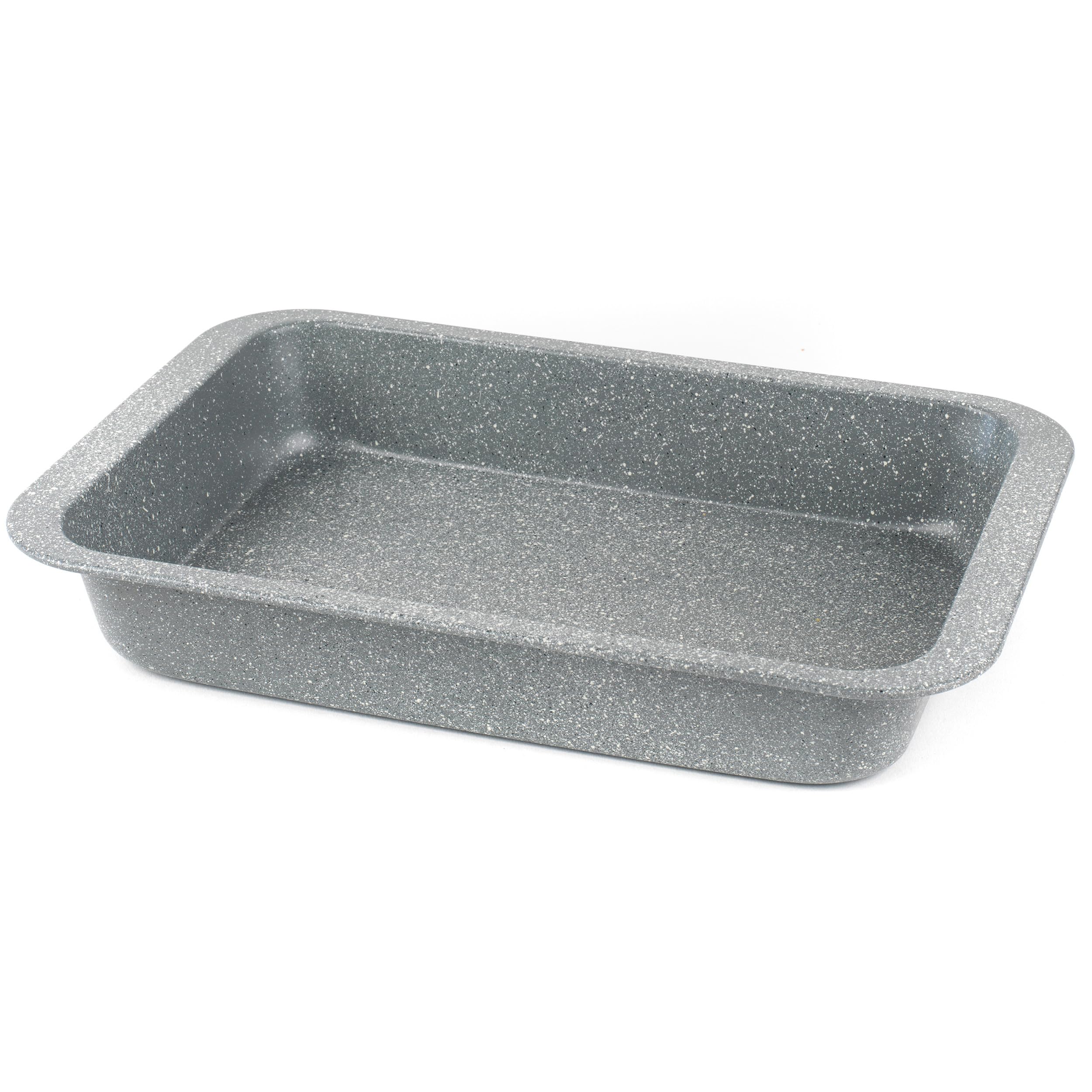 Salter BW02774G Marblestone Roasting Tin - 36cm Non-Stick, Carbon Steel, Oven Safe to 220°C 1