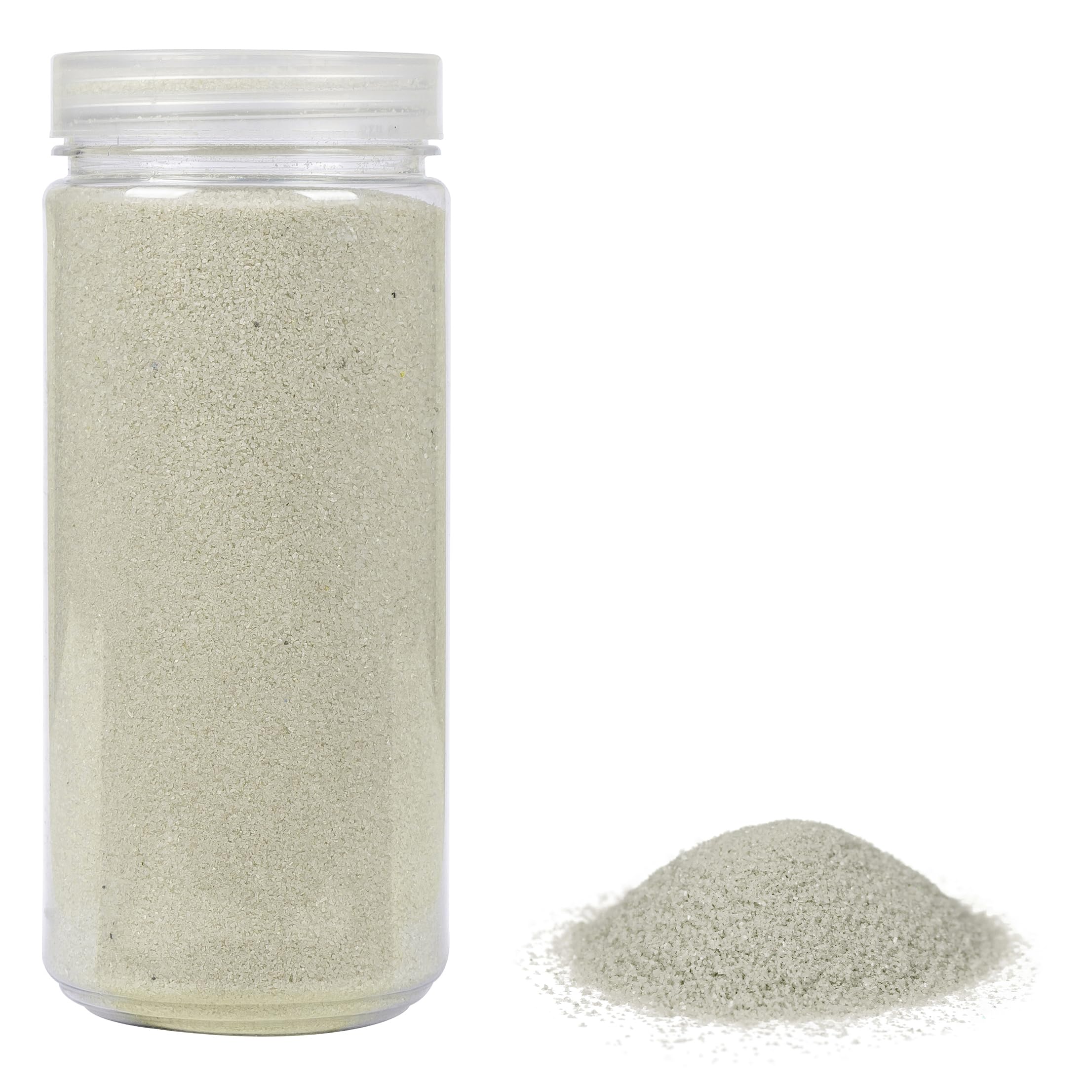 Heku Decorative Coloured Sand - Natural | 750g Fine Grain (0.1-0.5mm) | Resealable Tin 1
