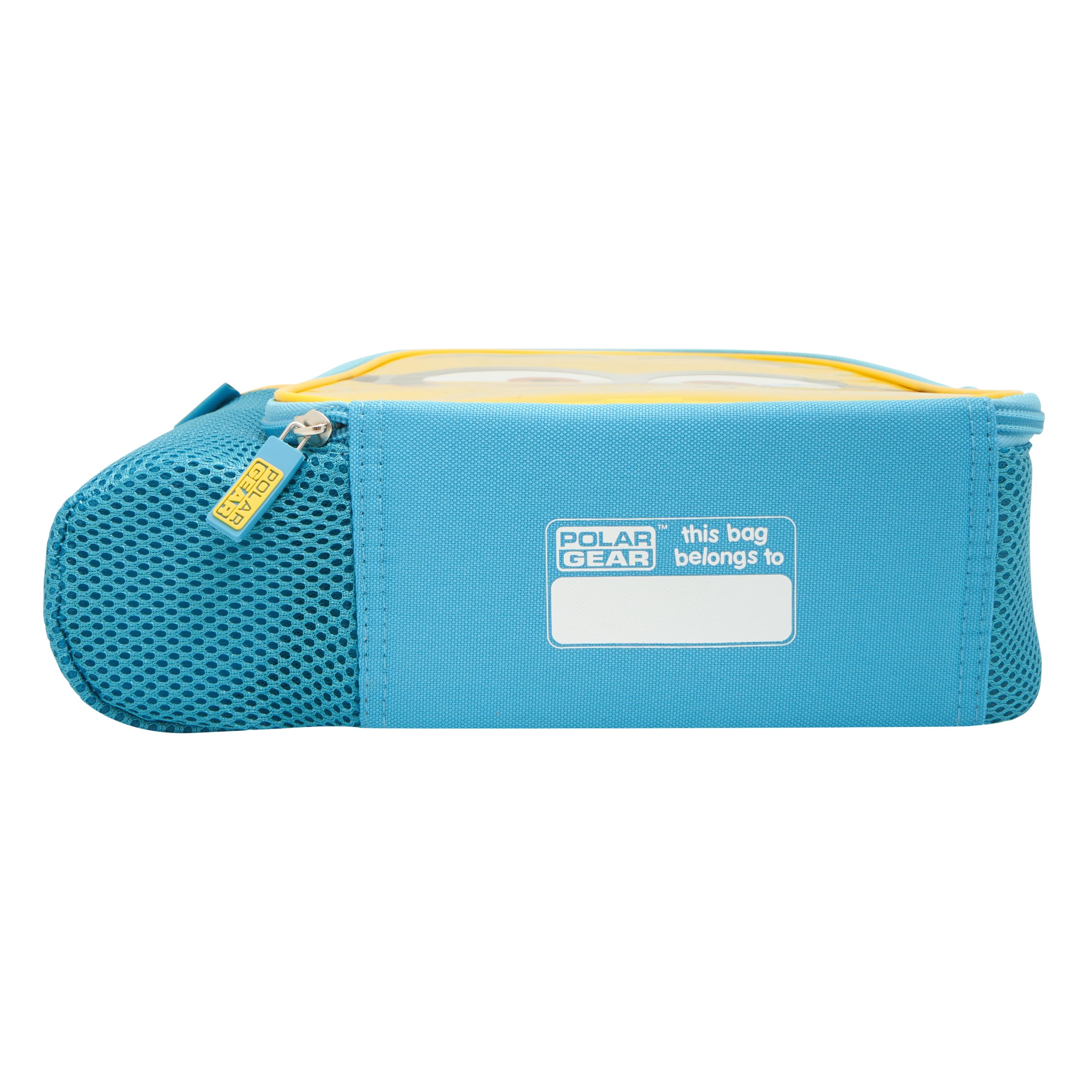 Despicable Me Official 4 Minions Kids Lunch Bag with 600ml Water Bottle | Insulated PEVA Lining | Yellow 5