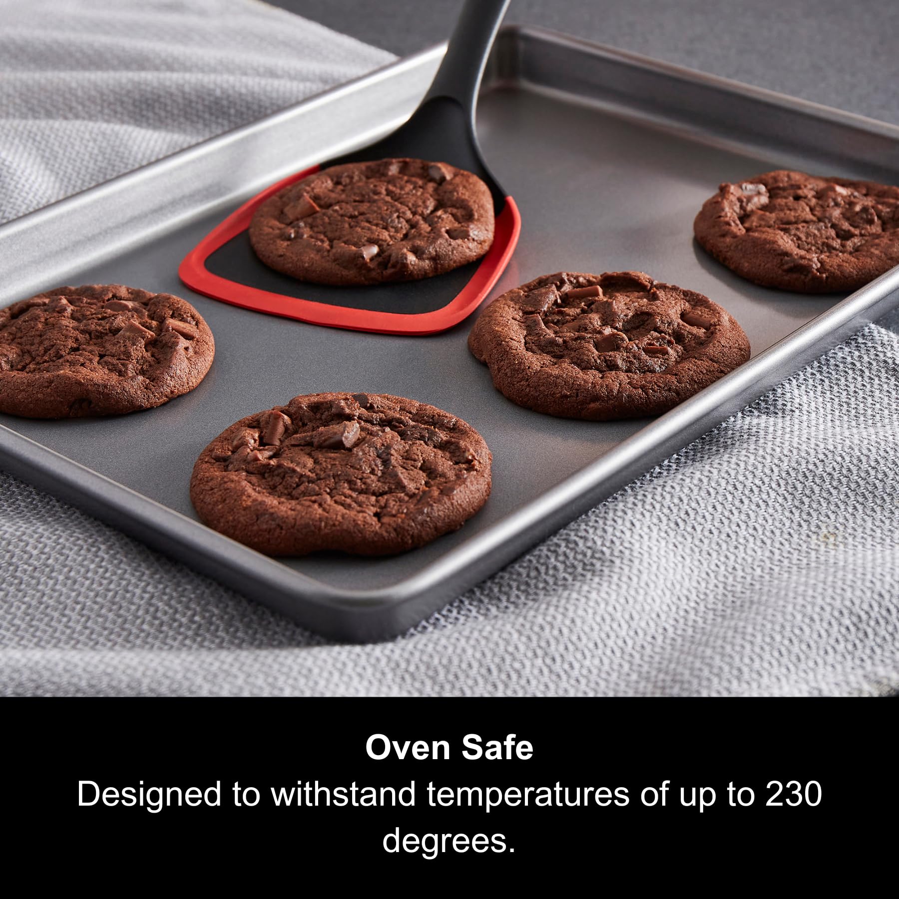 Morphy Richards 2 Piece Carbon Steel Oven Tray Set - Heavy Duty Non-Stick | Oven Safe to 230°C 4