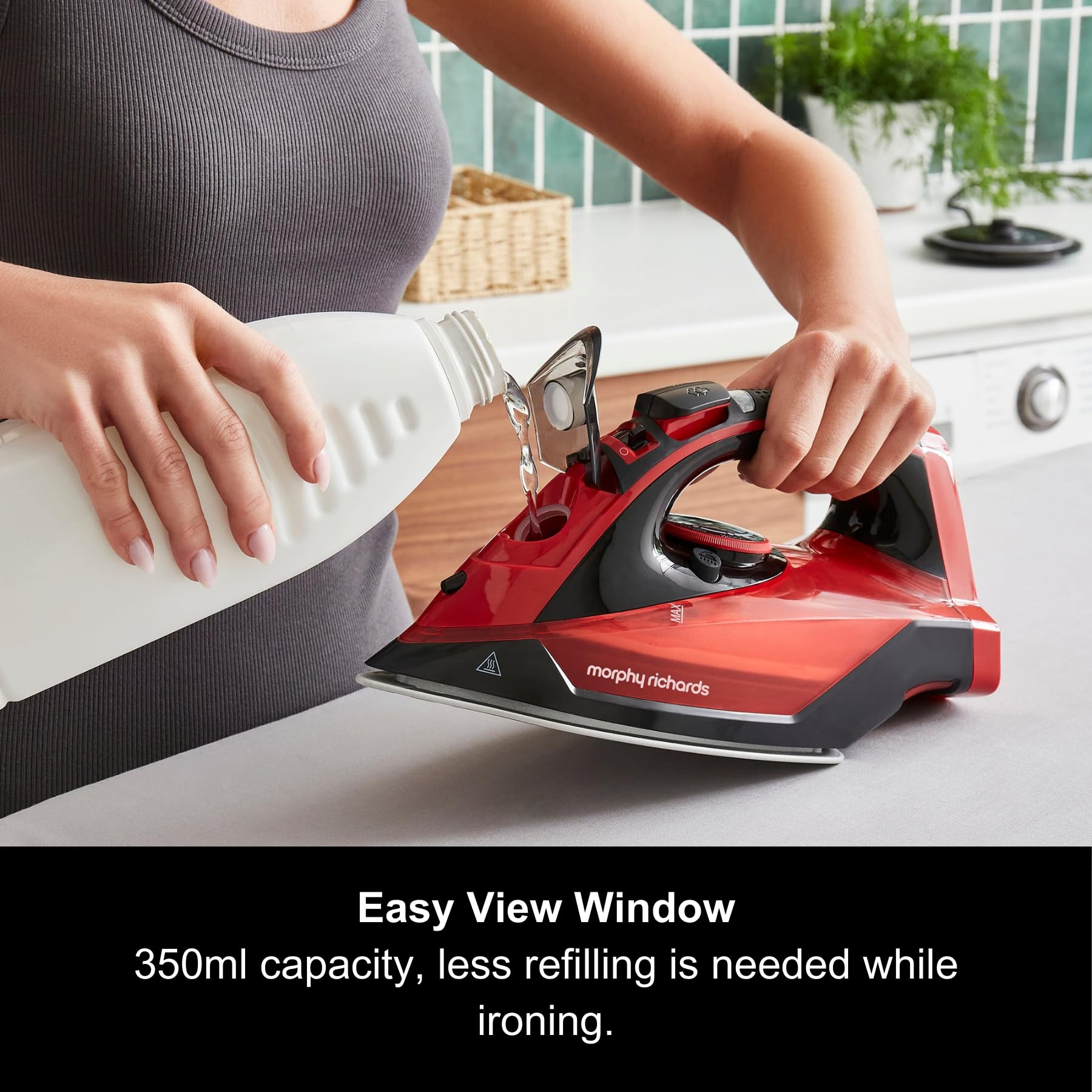 Morphy Richards EasyCHARGE Cordless Steam Iron - 2400W Power | Ceramic Soleplate | Auto Shutoff 2