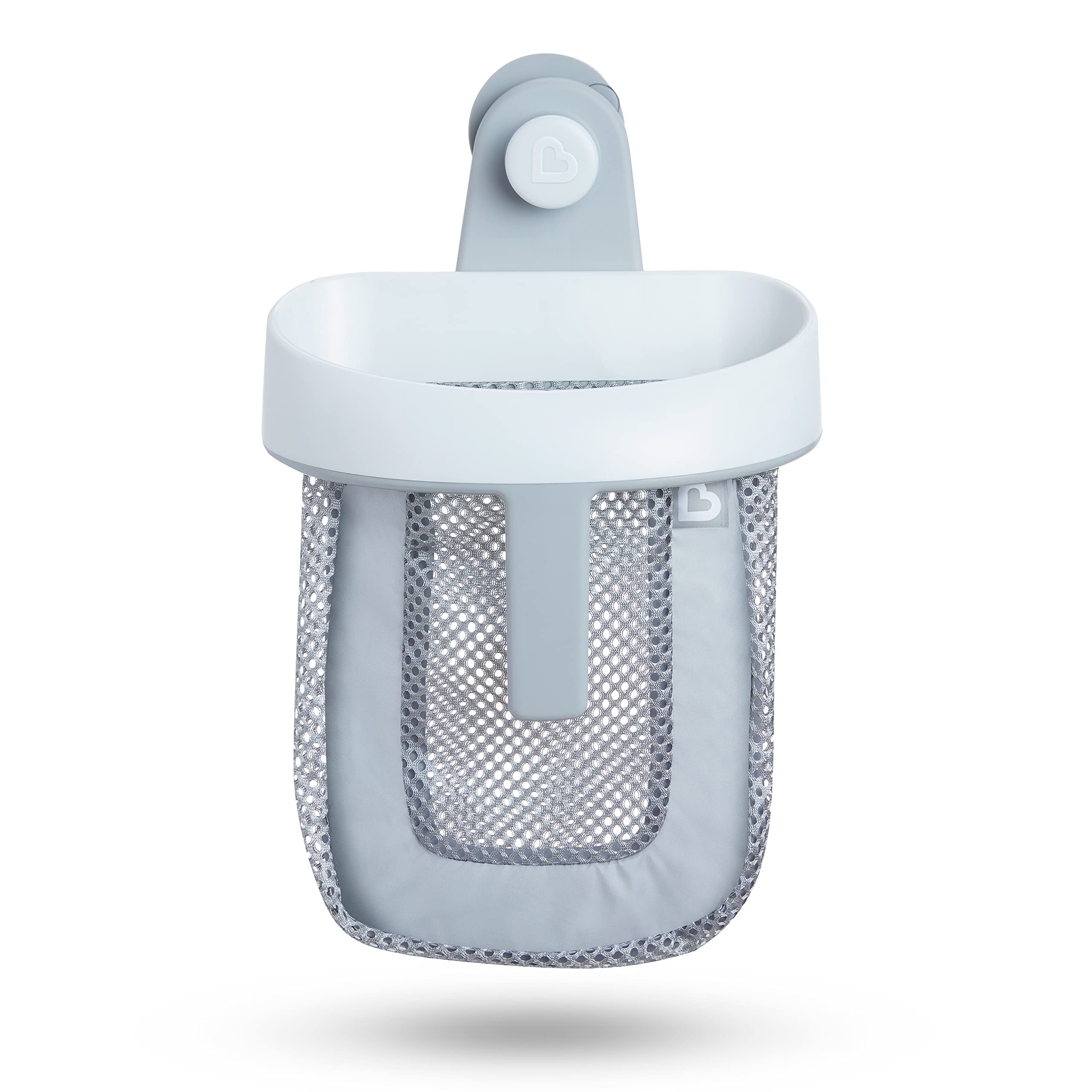 Munchkin Super Scoop Bath Toy Organiser - Grey | Medium Size | Portable Storage 8