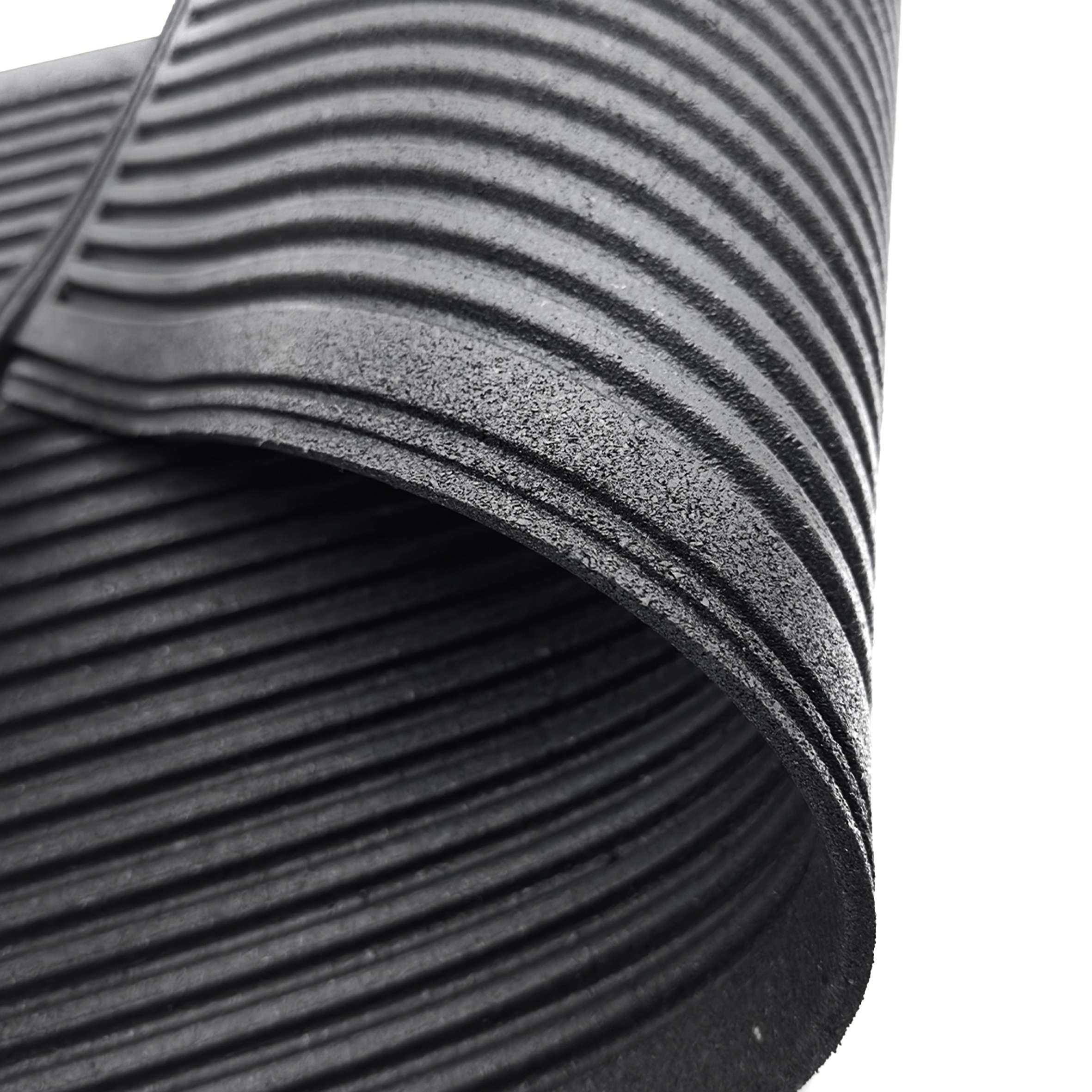 Nicoman Ribbed Harmony Outdoor Doormat - Heavy Duty Boot Scraper | 60L x 40W cm | Recycled Rubber 4