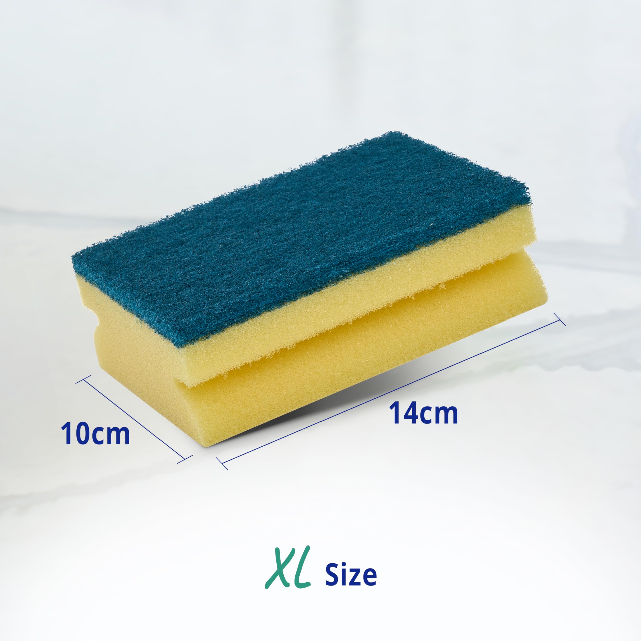 Spontex Specialist General Purpose Sponge Scourer - XL Size, Pack of 6 | Strong Residue Removal 5