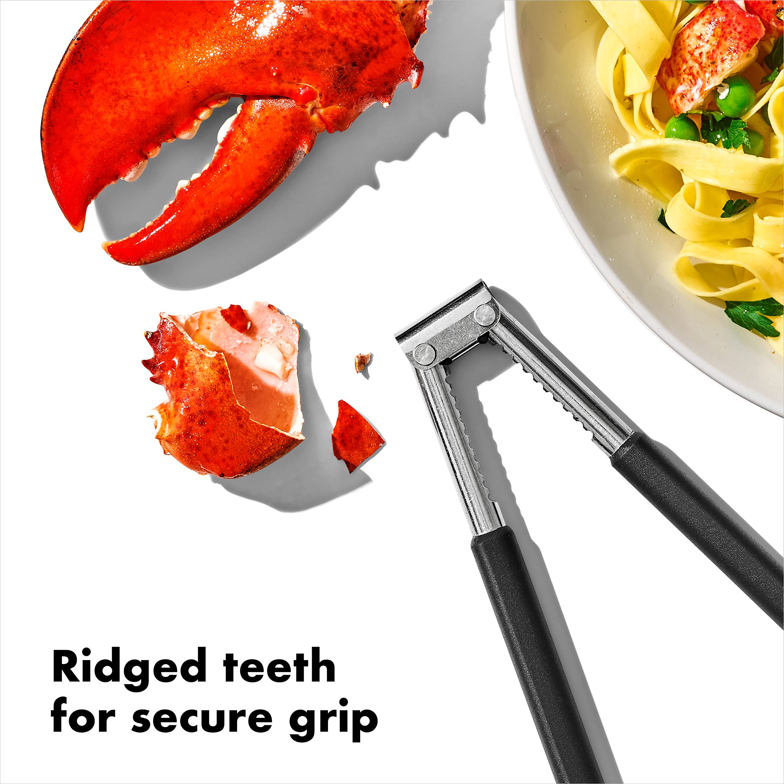 OXO Good Grips Stainless Steel Nut & Seafood Cracker | Ergonomic, Non-Slip Handles 2