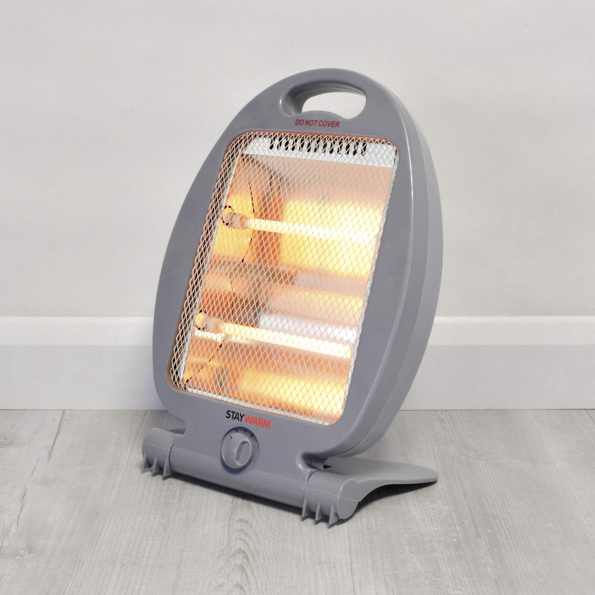 STAYWARM 800W 2 Bar Quartz Heater - Compact, Lightweight, 2 Heat Settings 3