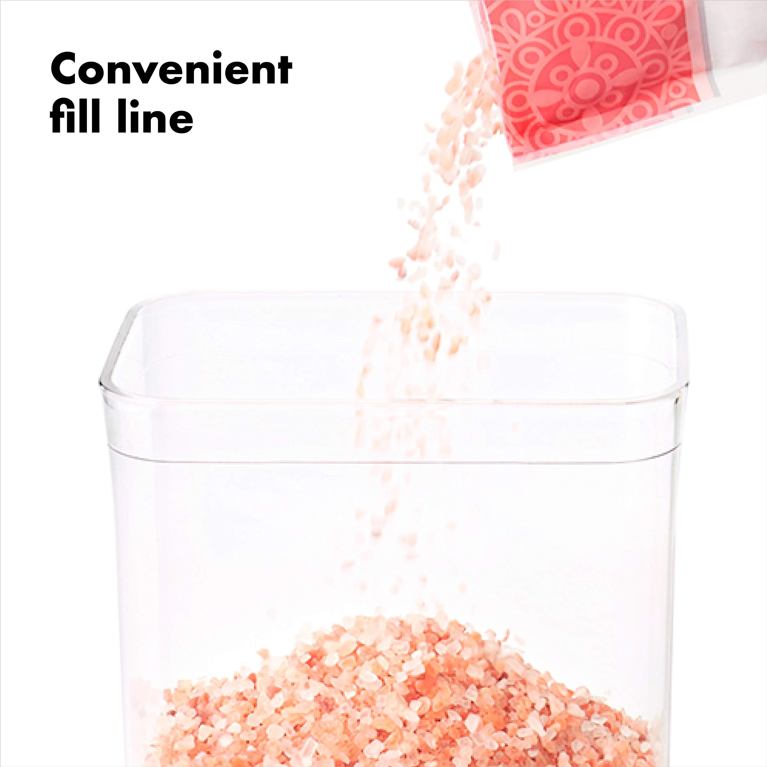 OXO Good Grips 4-Piece Mini POP Container Set - Airtight Food Storage for Spices | Stackable Plastic 7