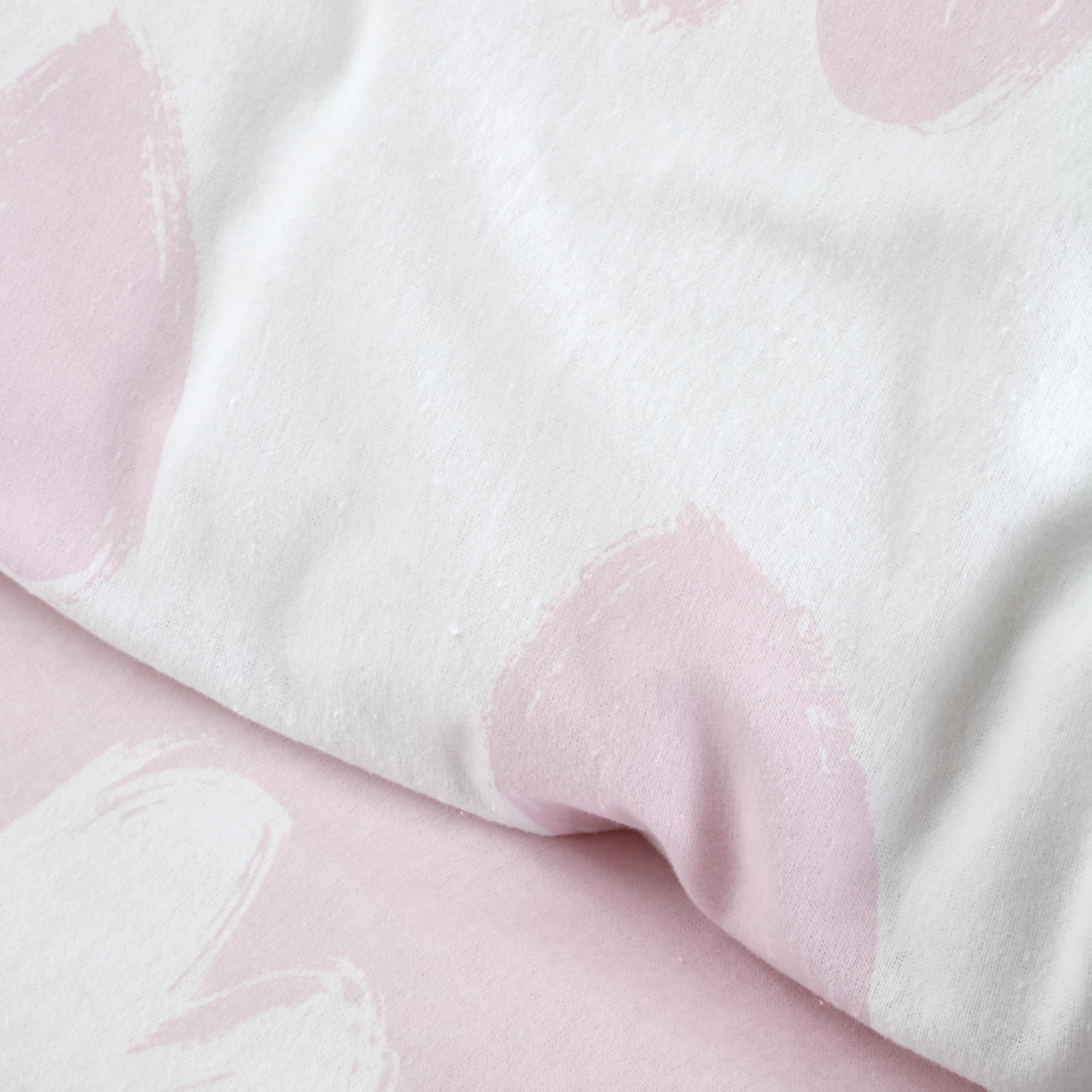 Catherine Lansfield Brushed Cotton Hearts Reversible Single Duvet Cover Set | Pink | 100% Cotton 4