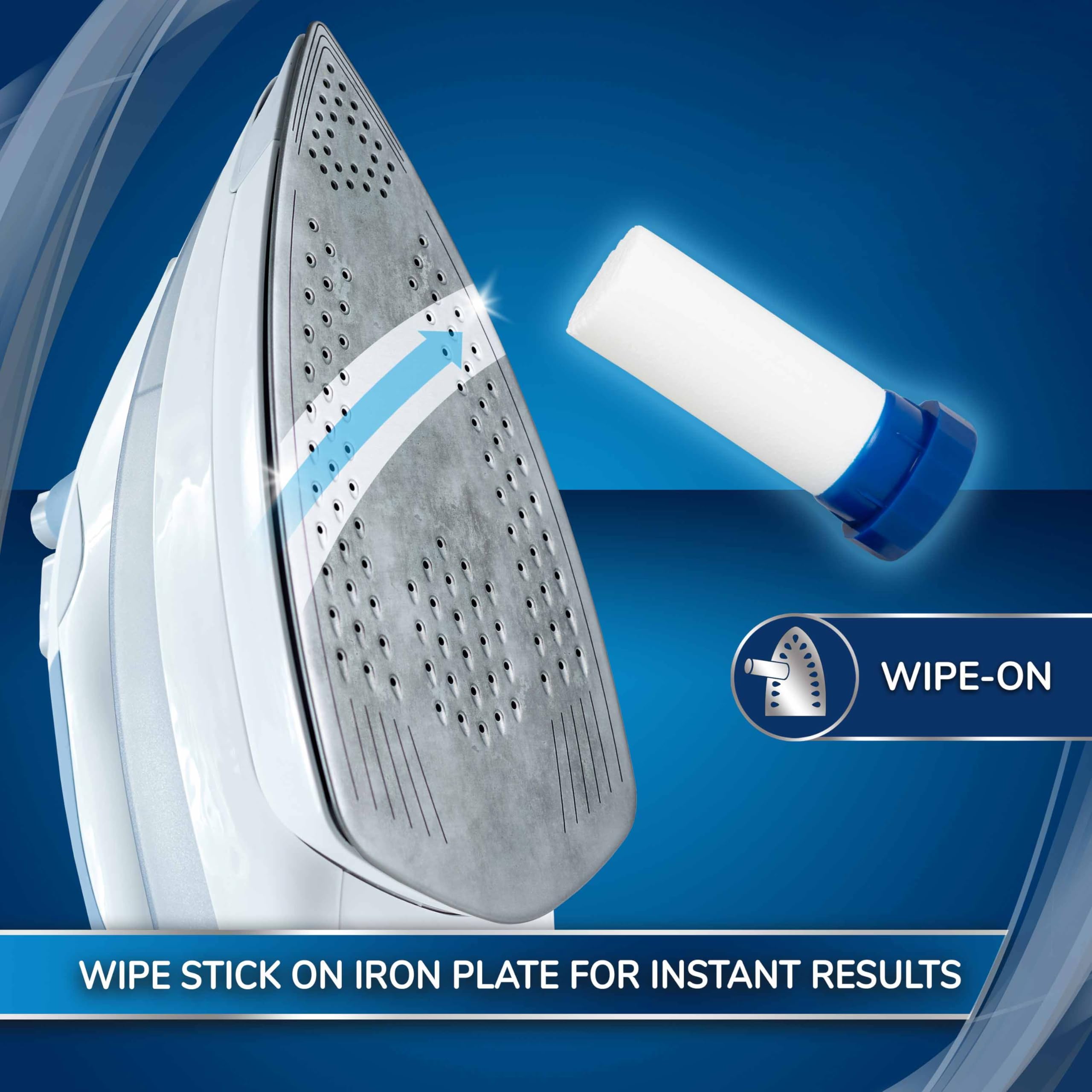 CARE + PROTECT Iron Soleplate Cleaning Sticks - Descaler, Universal Fit | Pack of 2 2