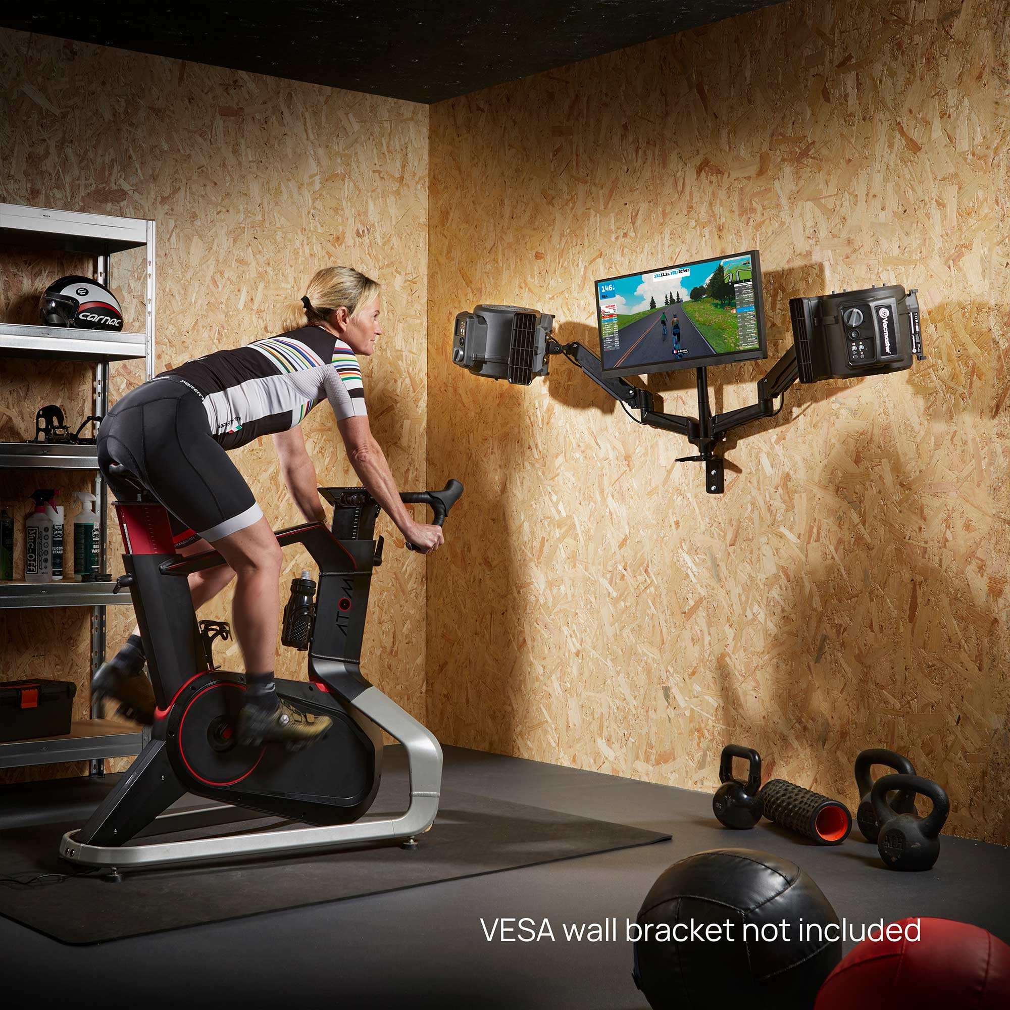 Vacmaster Cardio54 Fitness Pedestal Fan - 54 km/h Max Speed | Remote Control | 3 Speeds 3