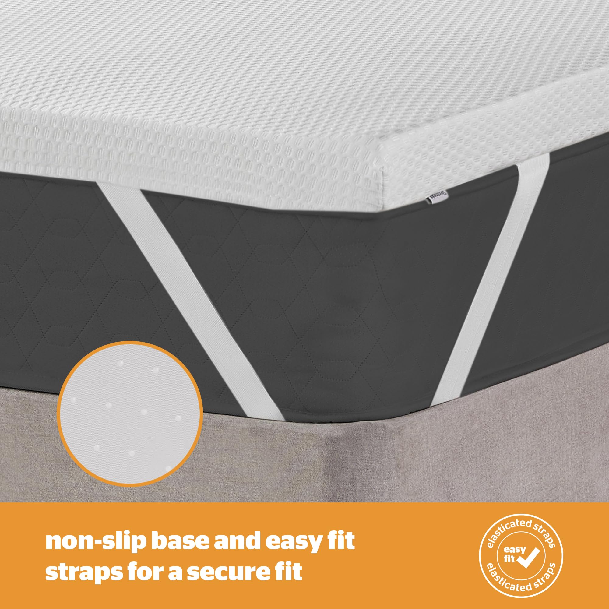 Silentnight Impress Memory Foam Mattress Topper - 5cm Thick | Small Double | Hypoallergenic 7