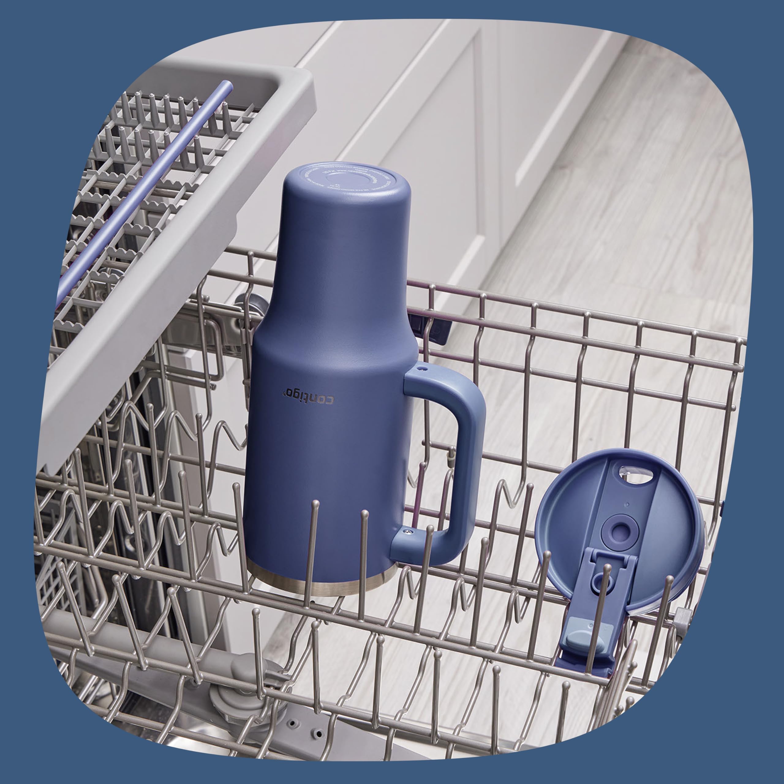 Contigo Streeterville Tumbler 1200 ml Stainless Steel Vacuum Insulated with Handle | Indigo 6