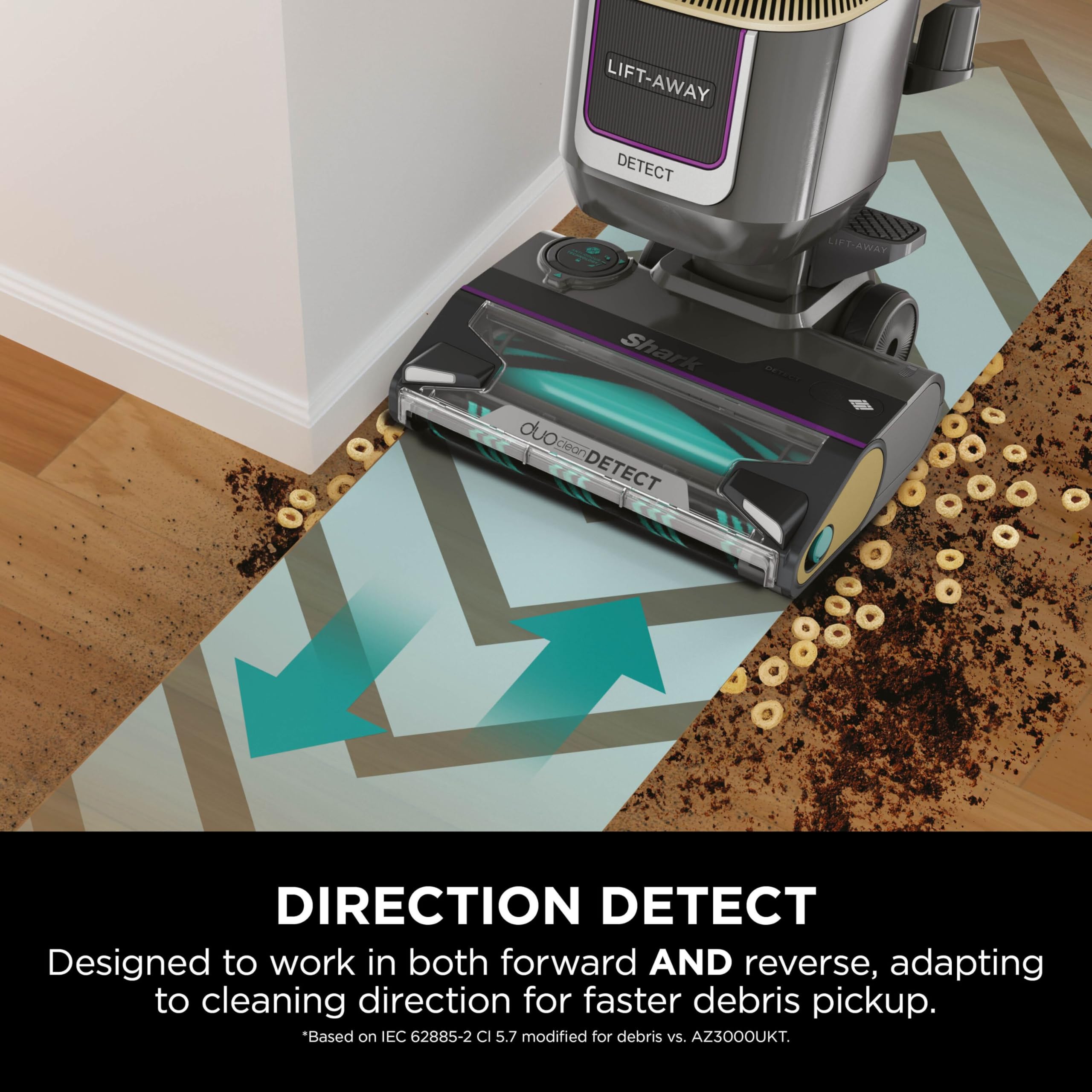 Shark Detect Corded Upright Vacuum Cleaner - Anti Hair Wrap Plus | DuoClean Detect | Lift-Away 4