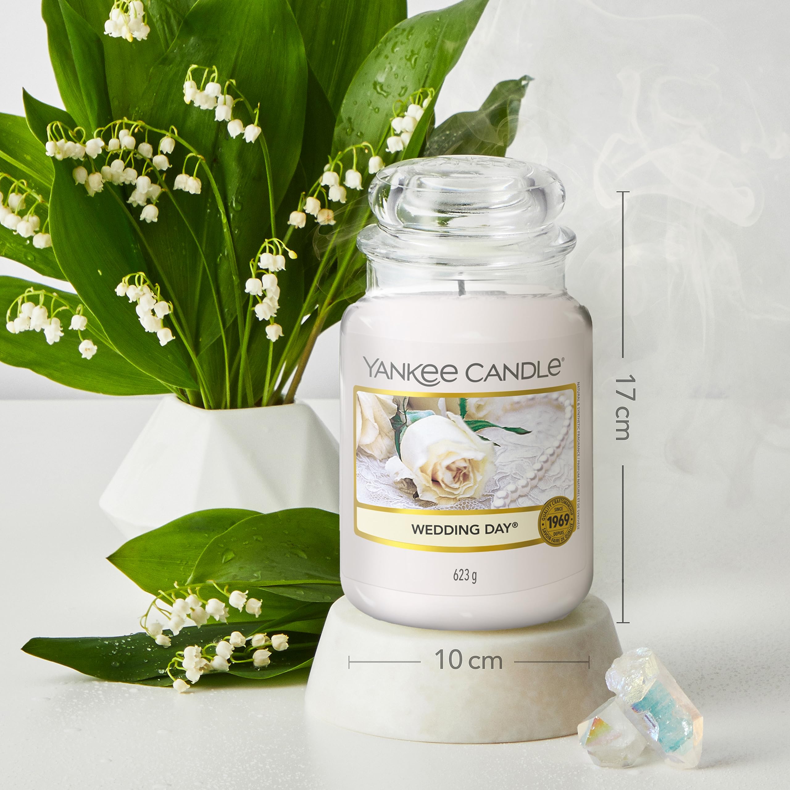 Yankee Candle Wedding Day Scented Large Jar Candle | Up to 150 Hours Burn Time | 22 Fl Oz 4
