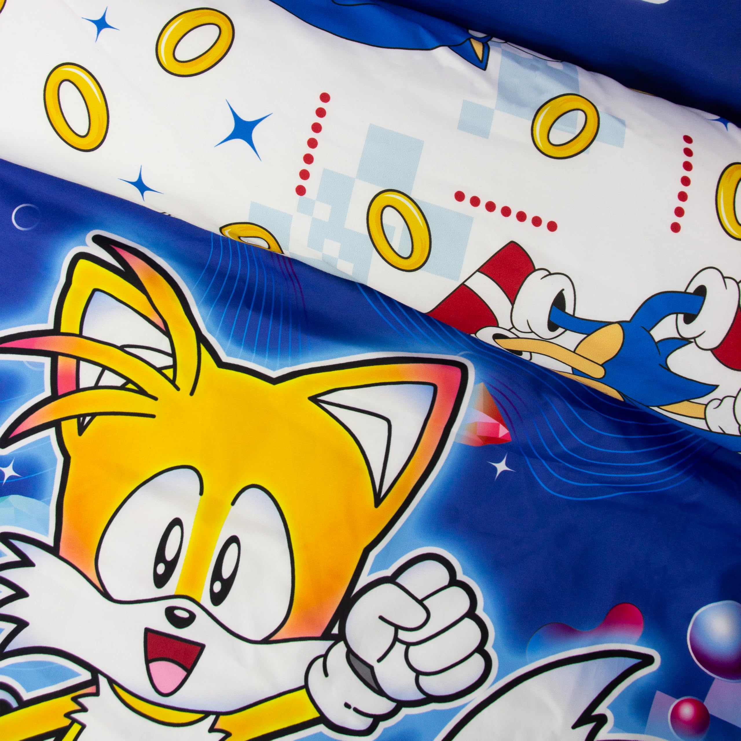 Character World Sonic The Hedgehog Official Single Duvet Cover Set | Reversible | 135 x 200cm 9