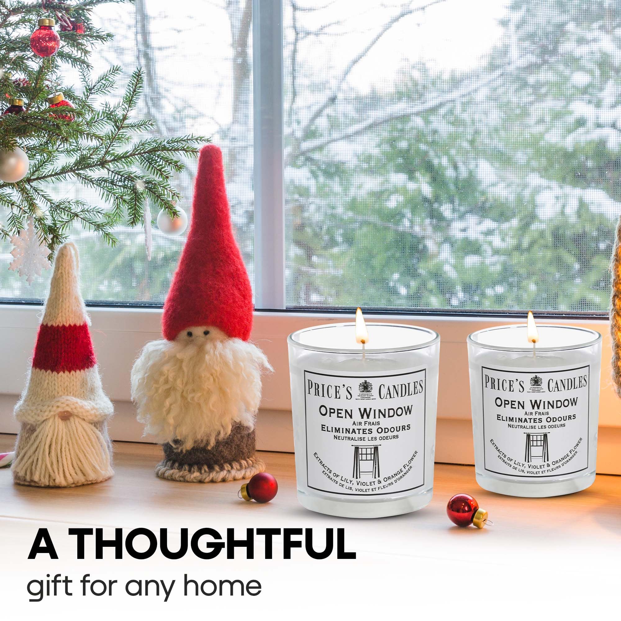 Price's Open Window Jar Candle - Odour Eliminating | Burns up to 30hrs | 200g 6