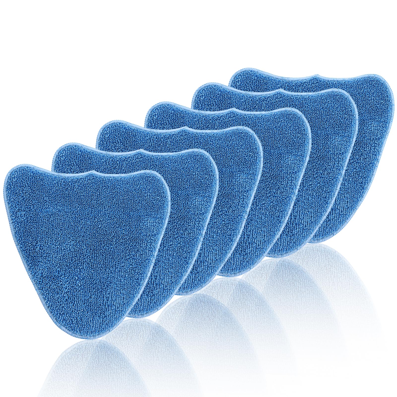 ASelected 6PCS Microfiber Steam Mop Pads Replacement - Washable, 31x25 CM, Vax Compatible