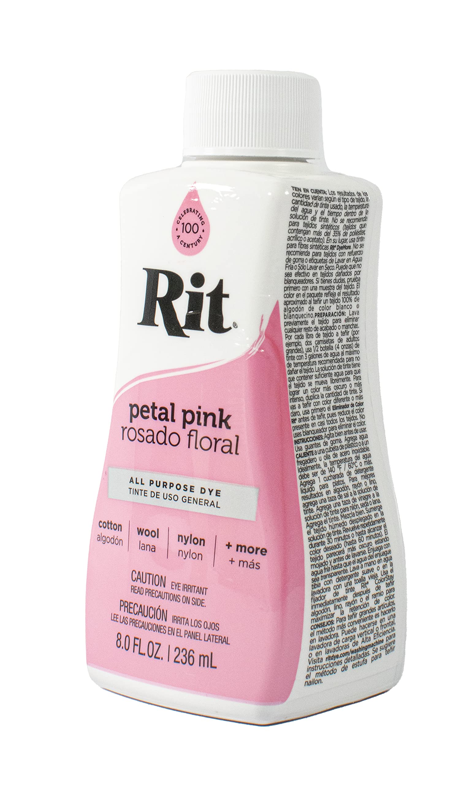 Mouldmaster Rit All-Purpose Liquid Dye - 236ml Petal Pink | Non-Toxic Fabric Dye 1