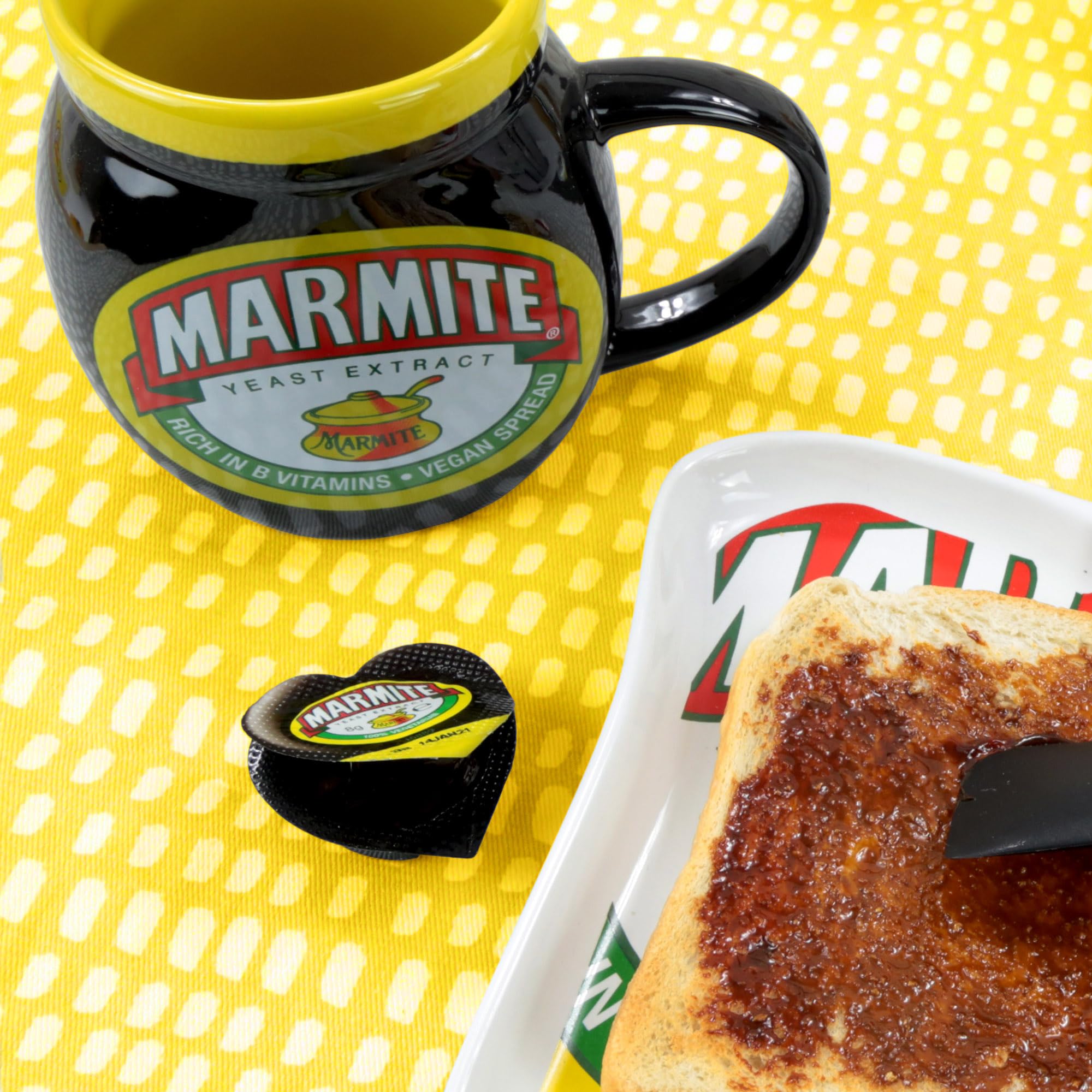 Kimm & Miller Marmite 'Marmife' Knife Spreader & Jar Scraper | Silicone | Black 8