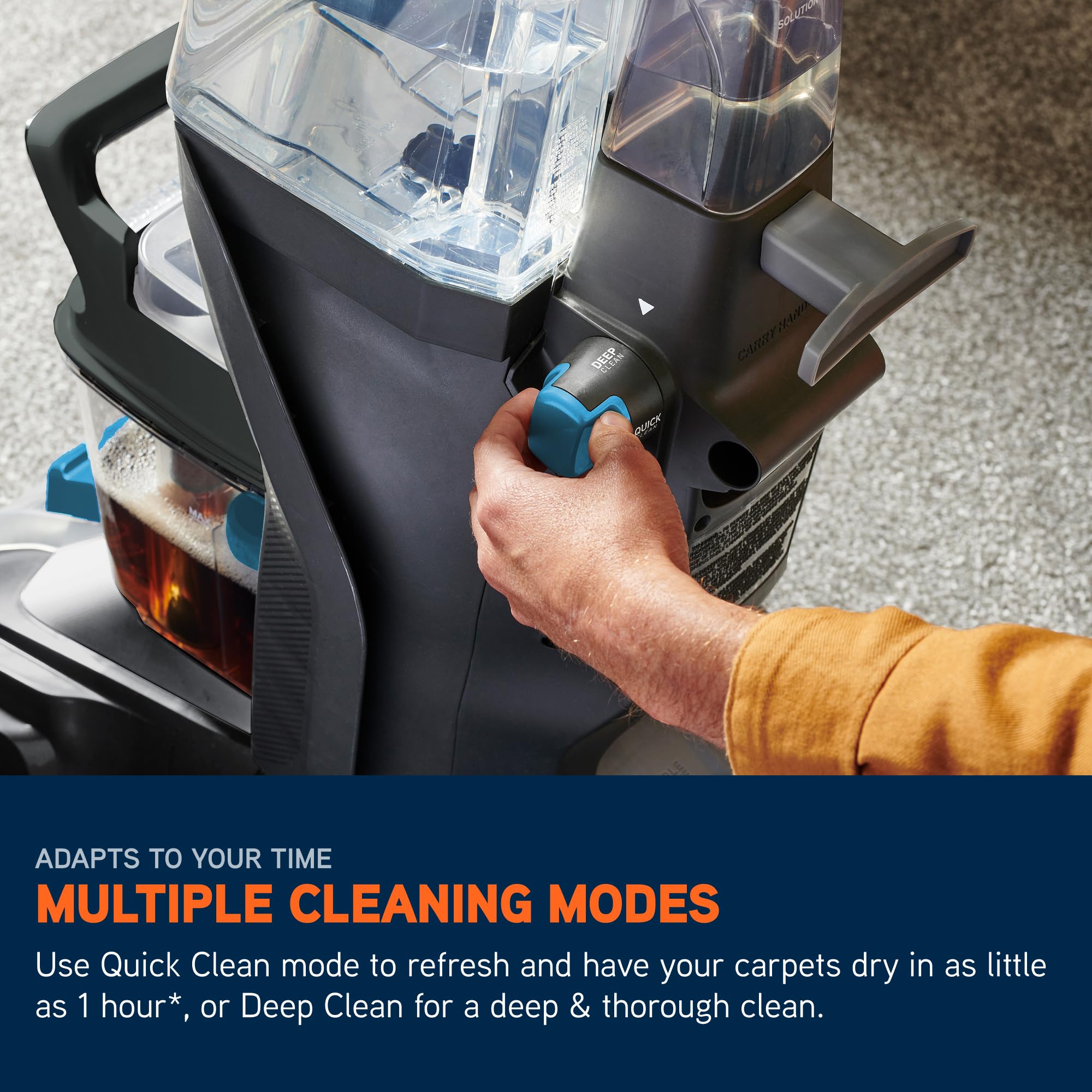 Vax SpinScrub Power Carpet Cleaner Machine - Deep Clean with SpinScrub Technology | Quick Dry 9