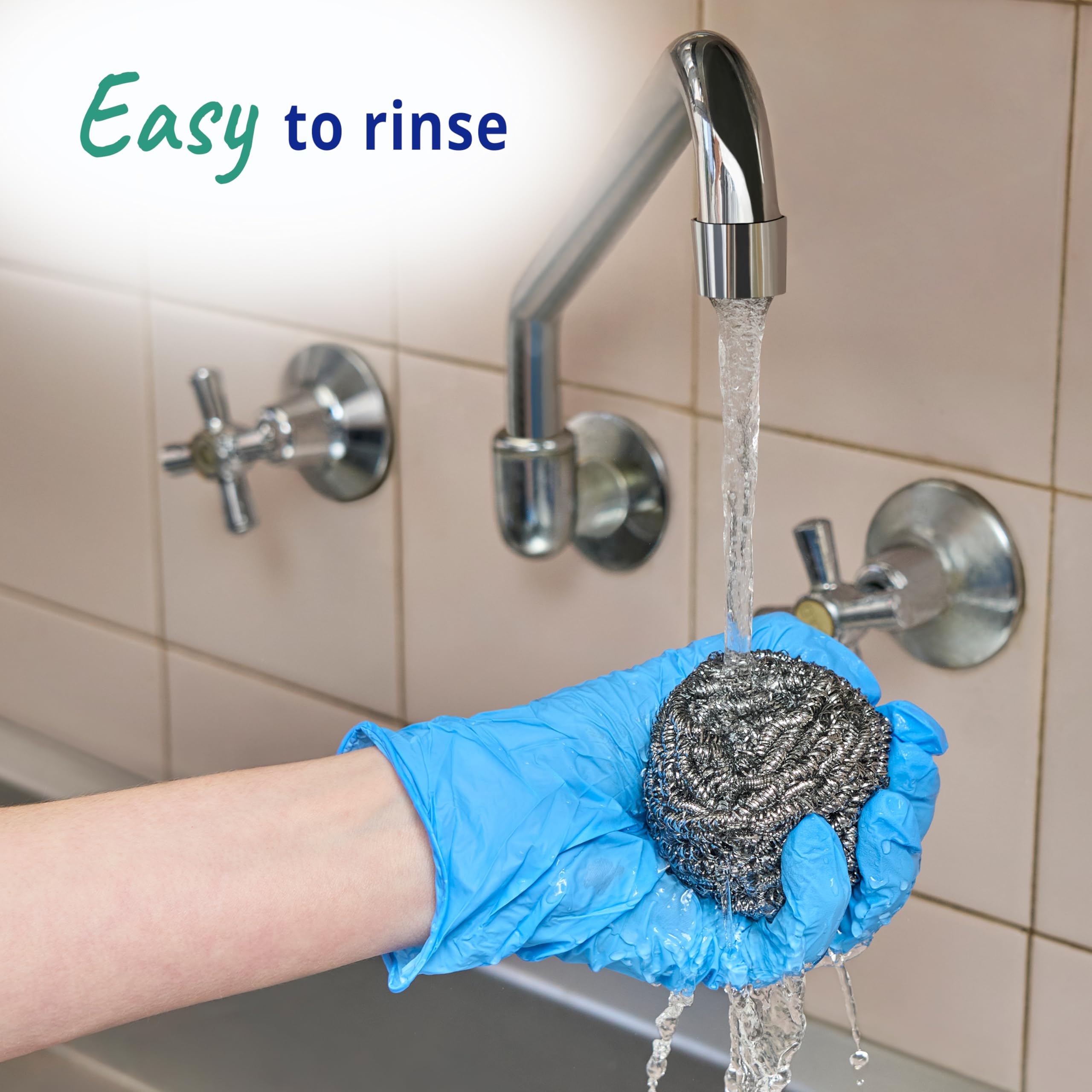 Spontex Specialist Stainless Steel Scourers - Heavy Duty Scrubbing | XL Spiral Shape | 6 Pack 3