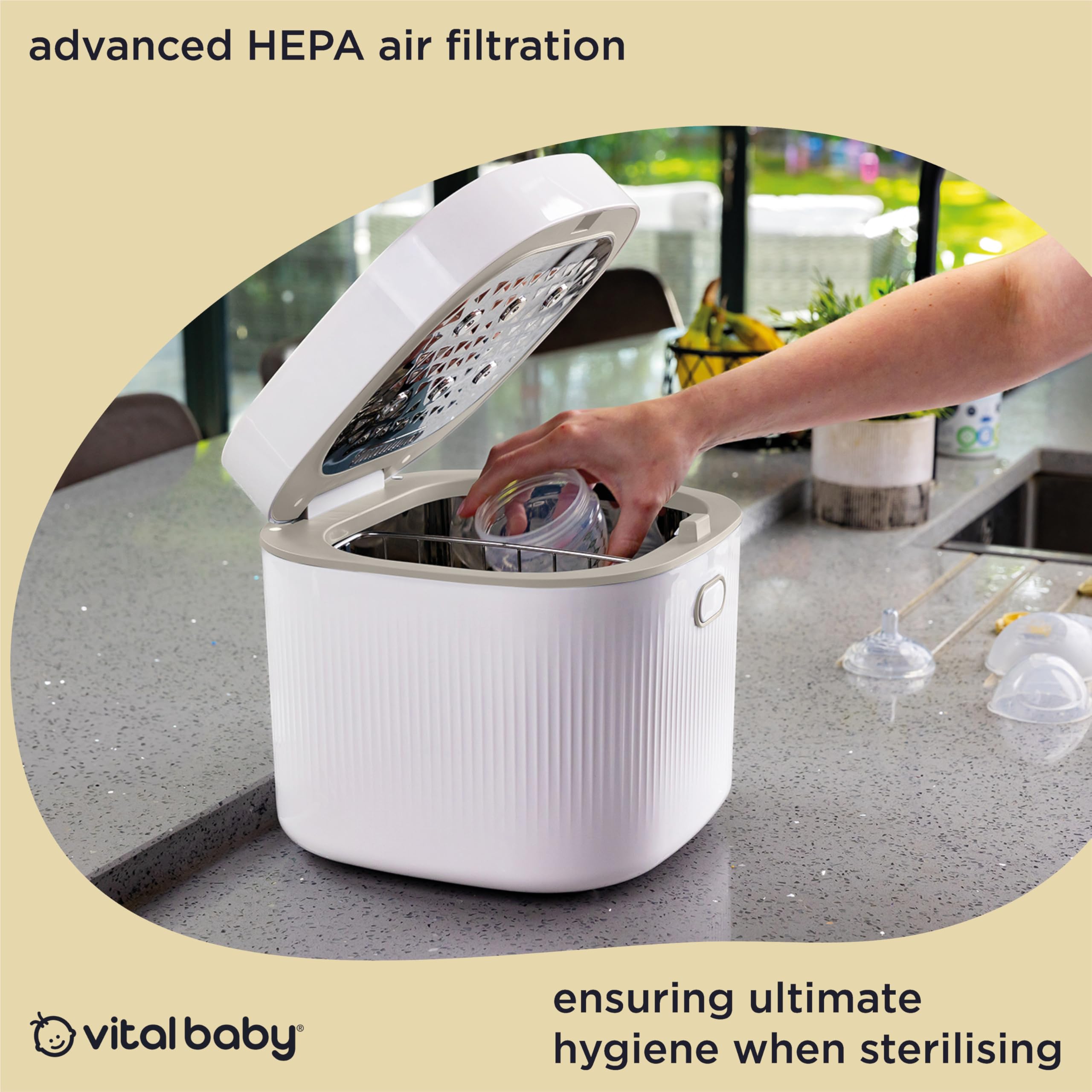 Vital Baby Nurture Replacement HEPA Filter for Advanced pro UV Steriliser | 2 Count Pack | White 5