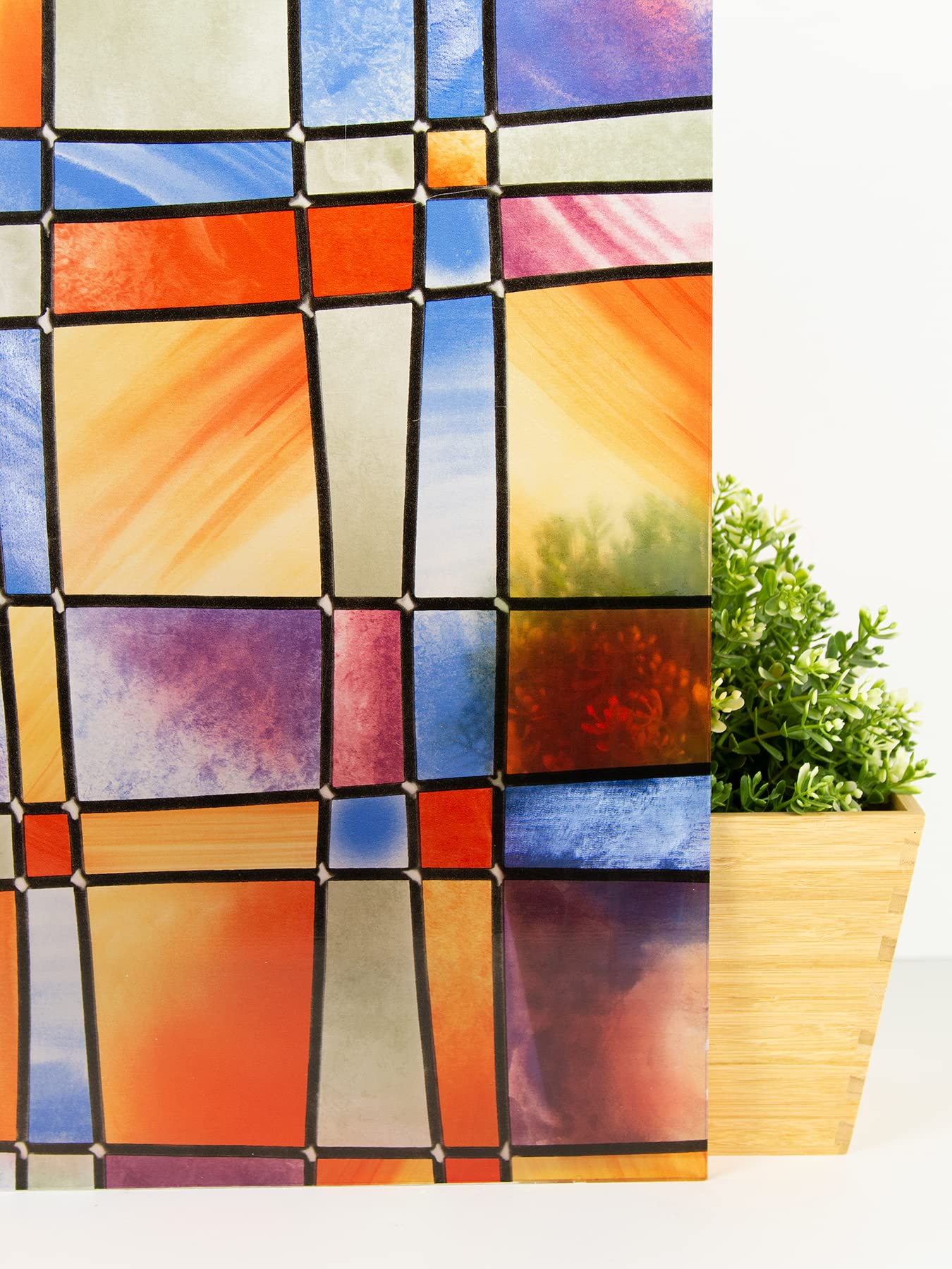 Fablon Barcelona Self Adhesive Window Film - Orange | 67.5 cm x 2 m Roll | Vinyl 4