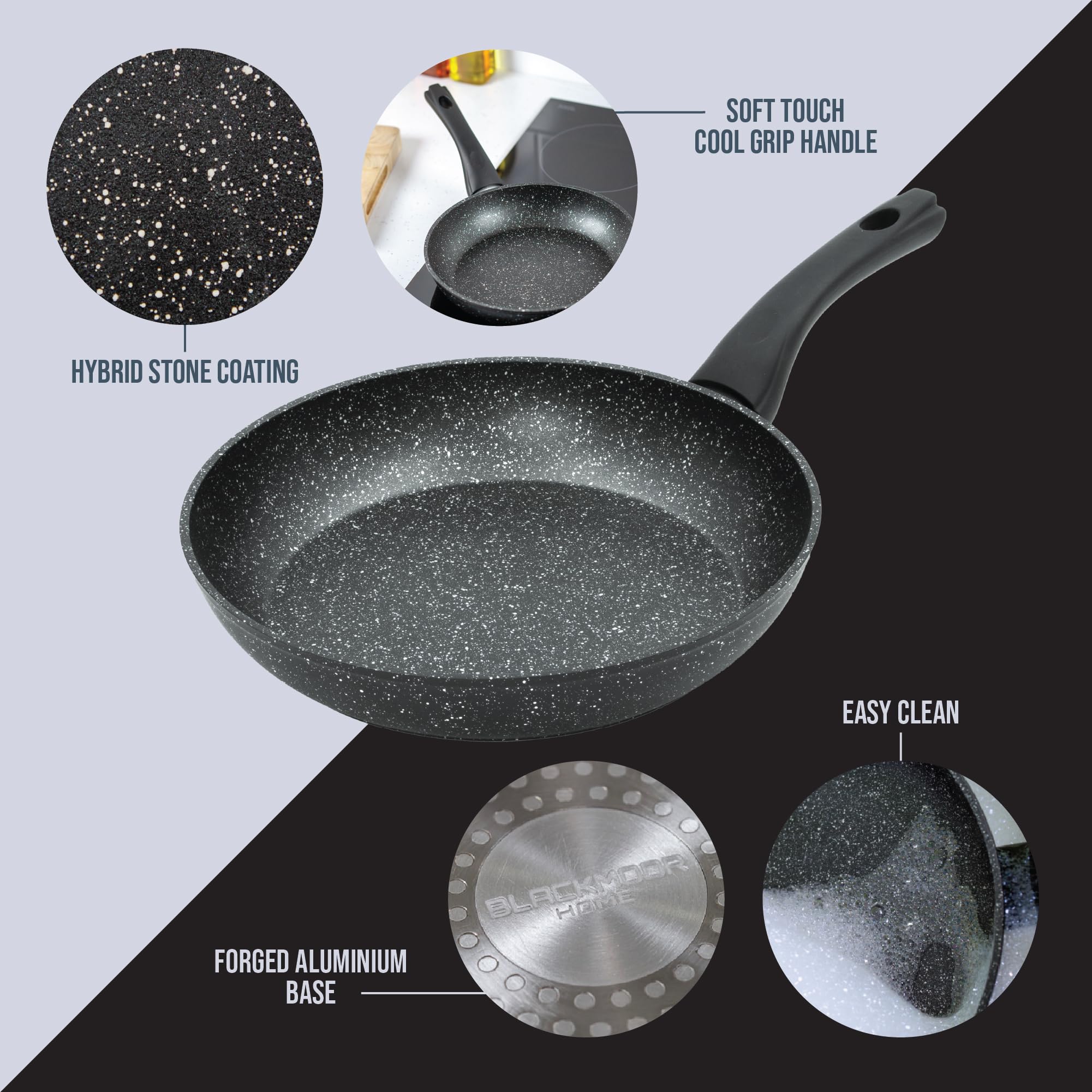 Blackmoor 67090 Classic 26cm Frying Pan - Non-Stick, Cool Touch Handle, All Hobs Incl. Induction 5