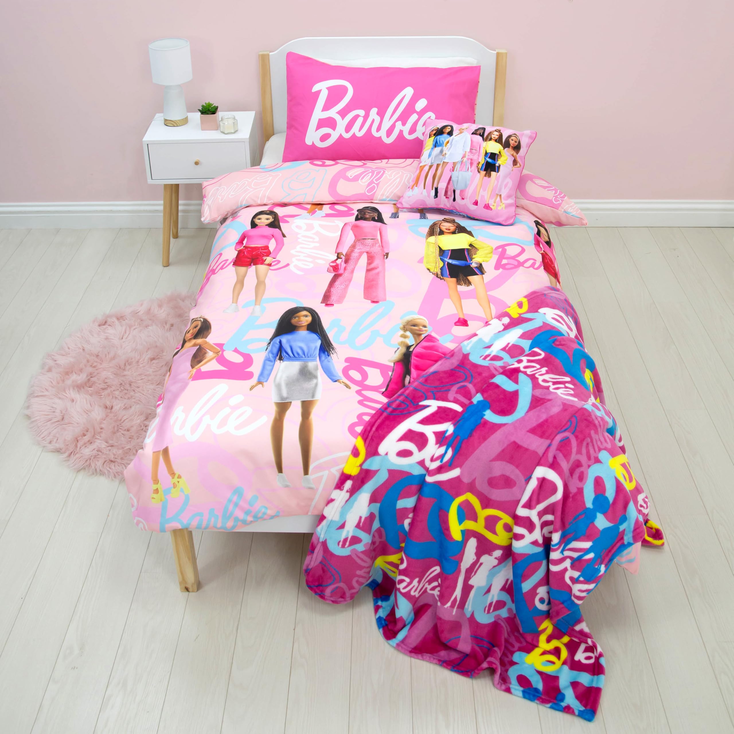 Character World Barbie Official Single Duvet Cover Set | Reversible | 135 x 200cm 6