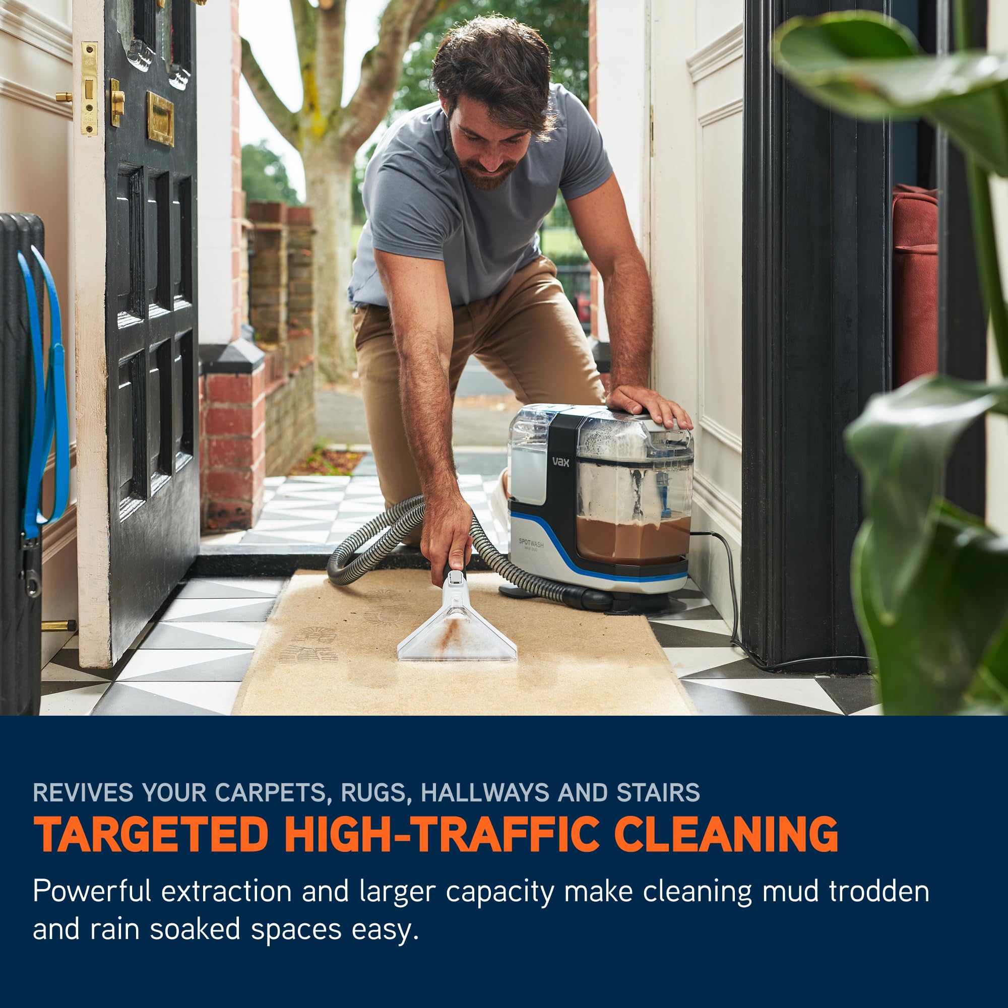 Vax SpotWash Max Duo Carpet Washer - 30% More Suction Power | Antibacterial Tools | 2 Year Guarantee 5