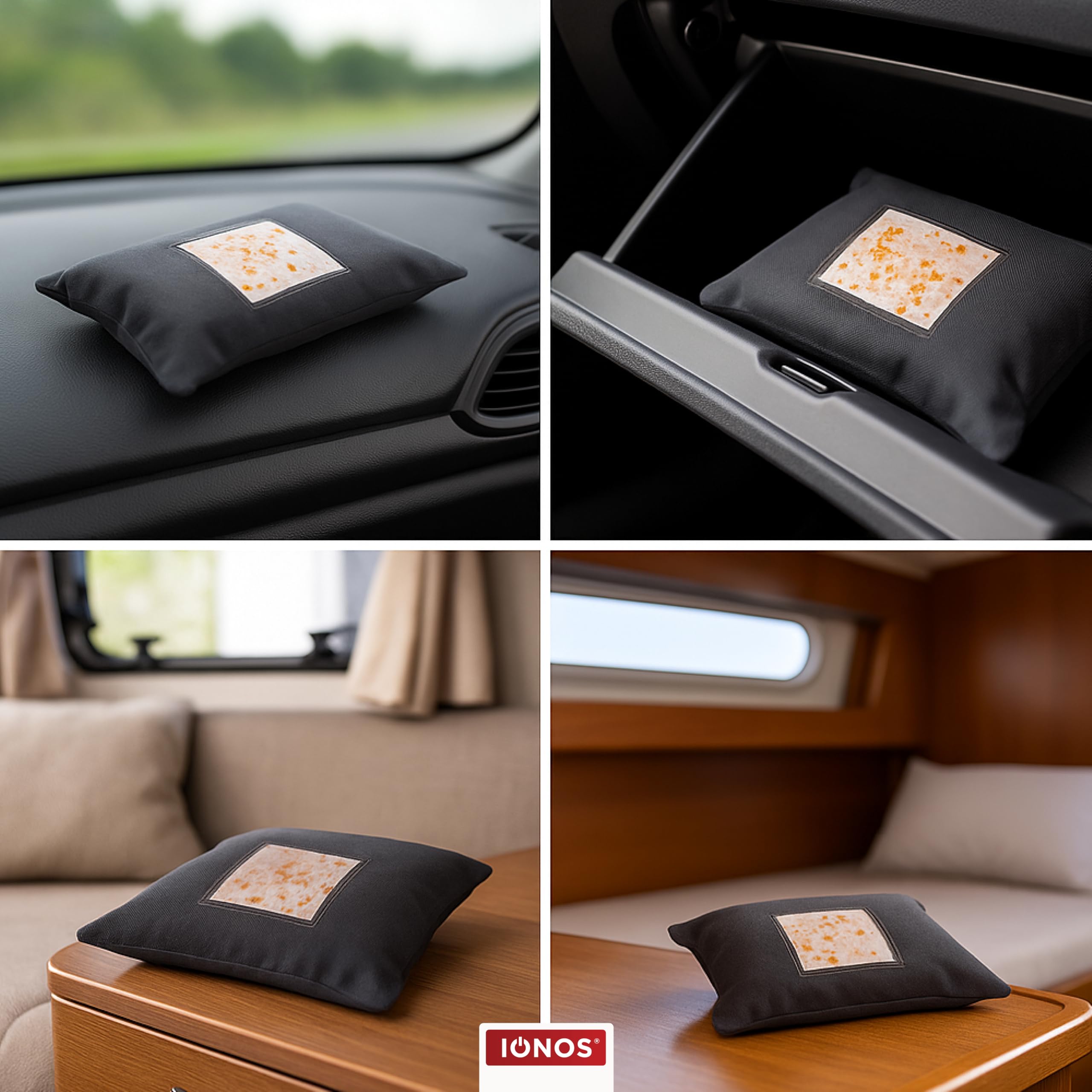 Status IONOS 300g Reusable Car Dehumidifier Bag | Absorbs 100ml | Microwave Rechargeable 6