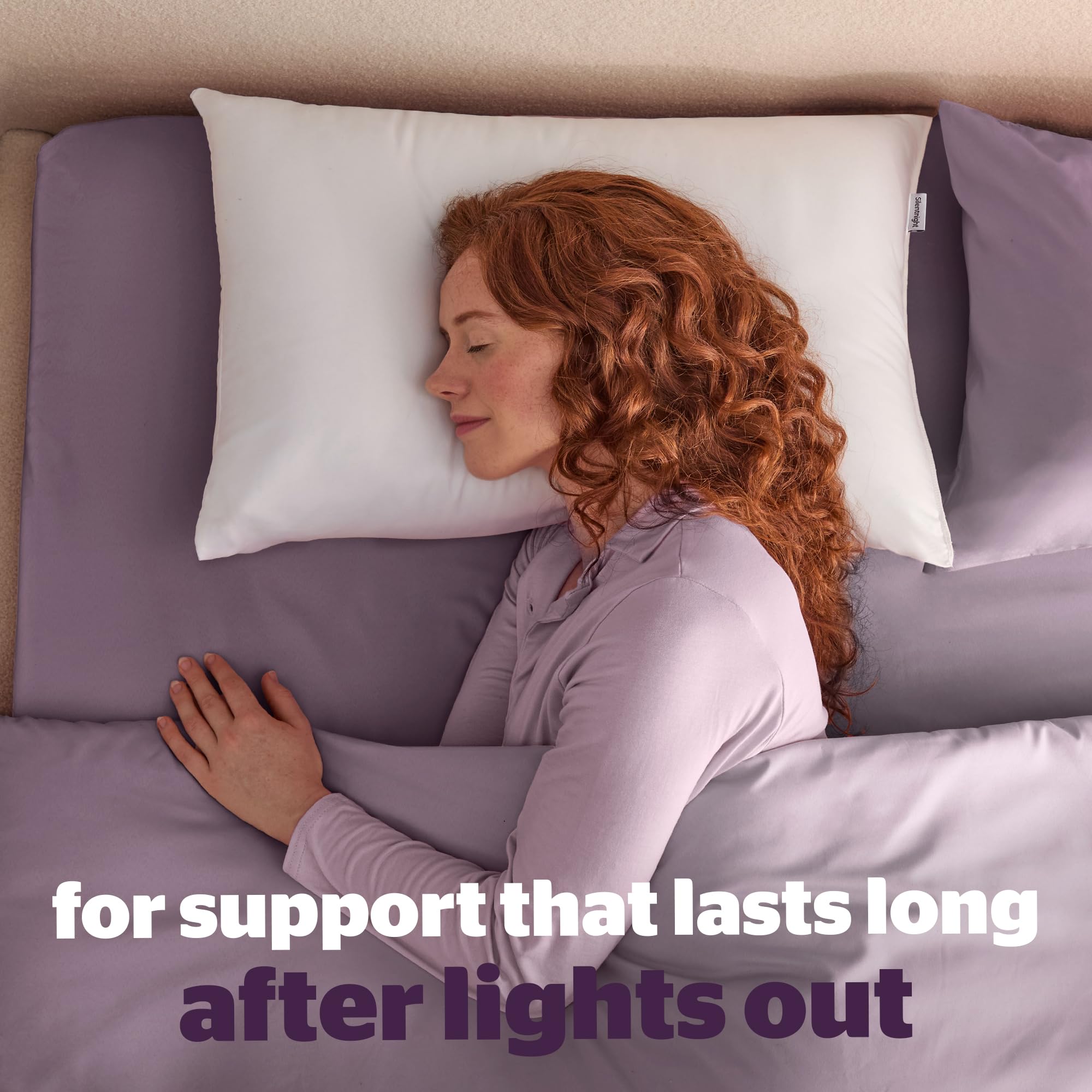 Silentnight Deep Sleep Pillows - Medium Support, Hypoallergenic, Machine Washable | Pack of 2, White 4