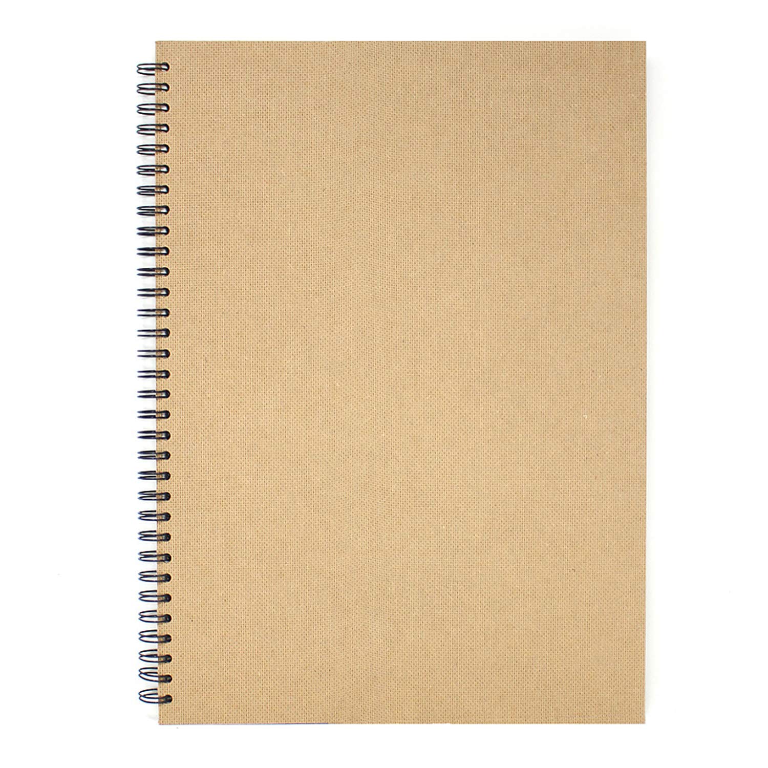 Artway Enviro Spiral Bound A3 Black Card Sketchbook - 60 Sides, 270GSM | UK Made 2