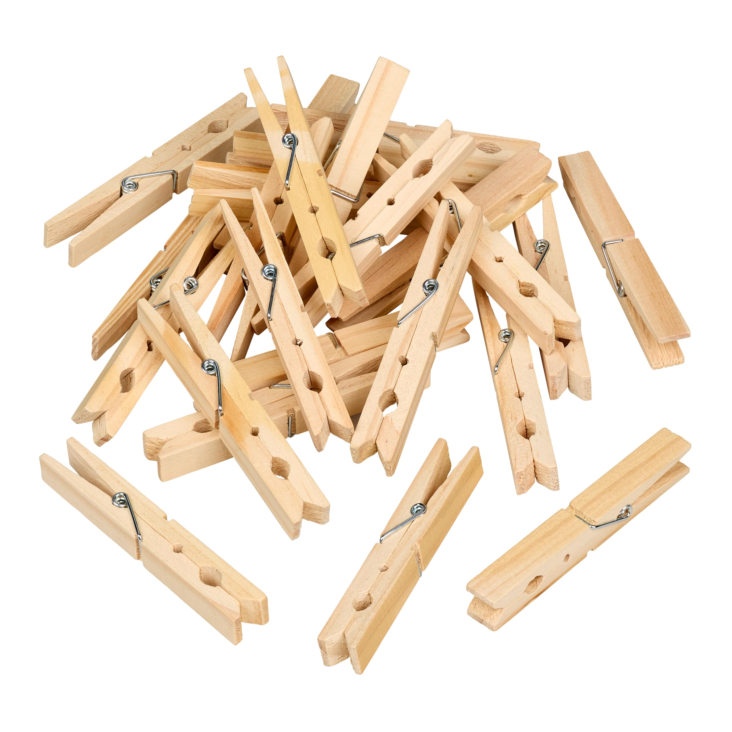 Elliott Extra Large Pinewood Clothes Pegs - 24 Pack, Coiled Spring, Indoor/Outdoor Use 6