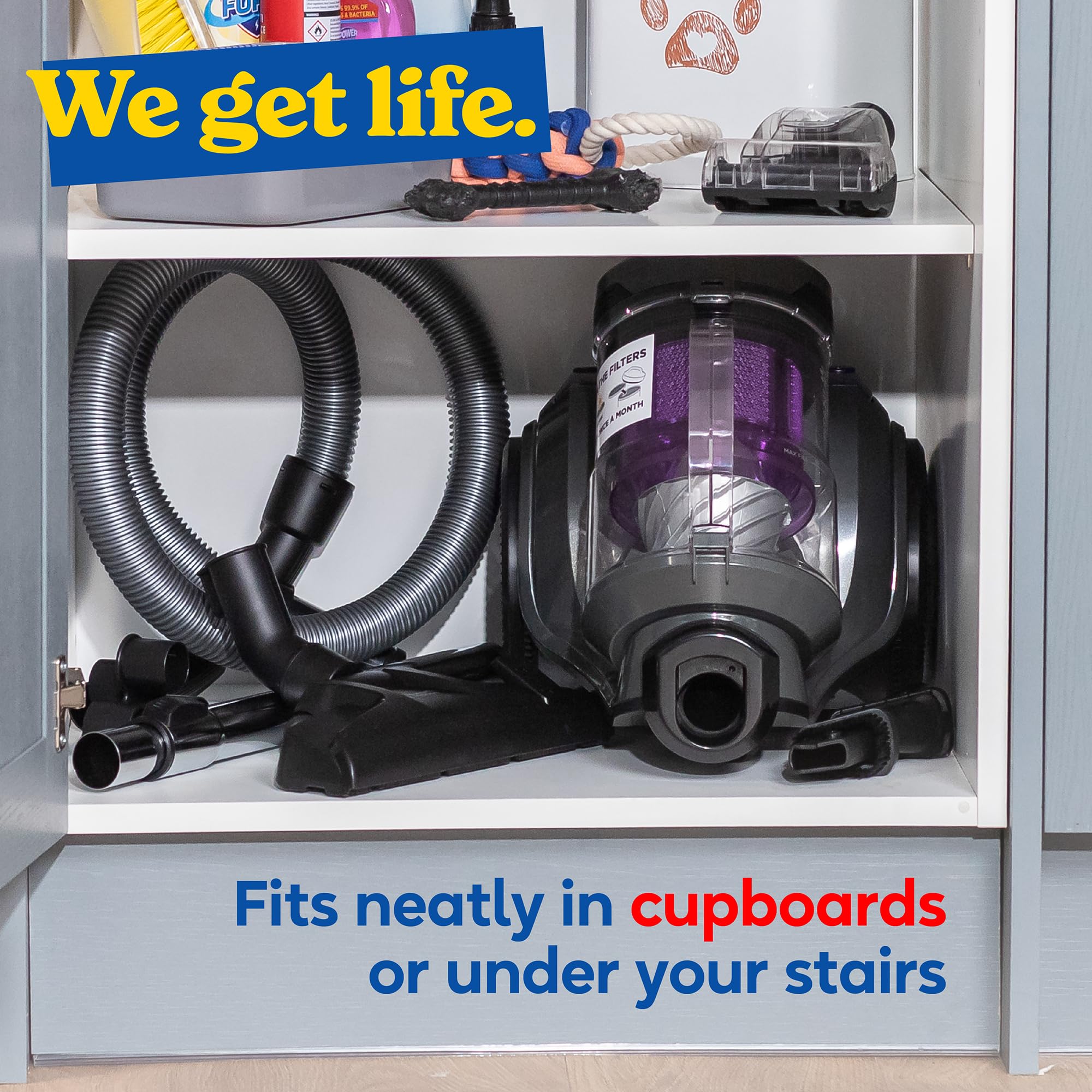 Russell Hobbs Titan2 Pet Multi-Cyclonic Cylinder Vacuum Cleaner - 700W Motor | 3L Capacity 7
