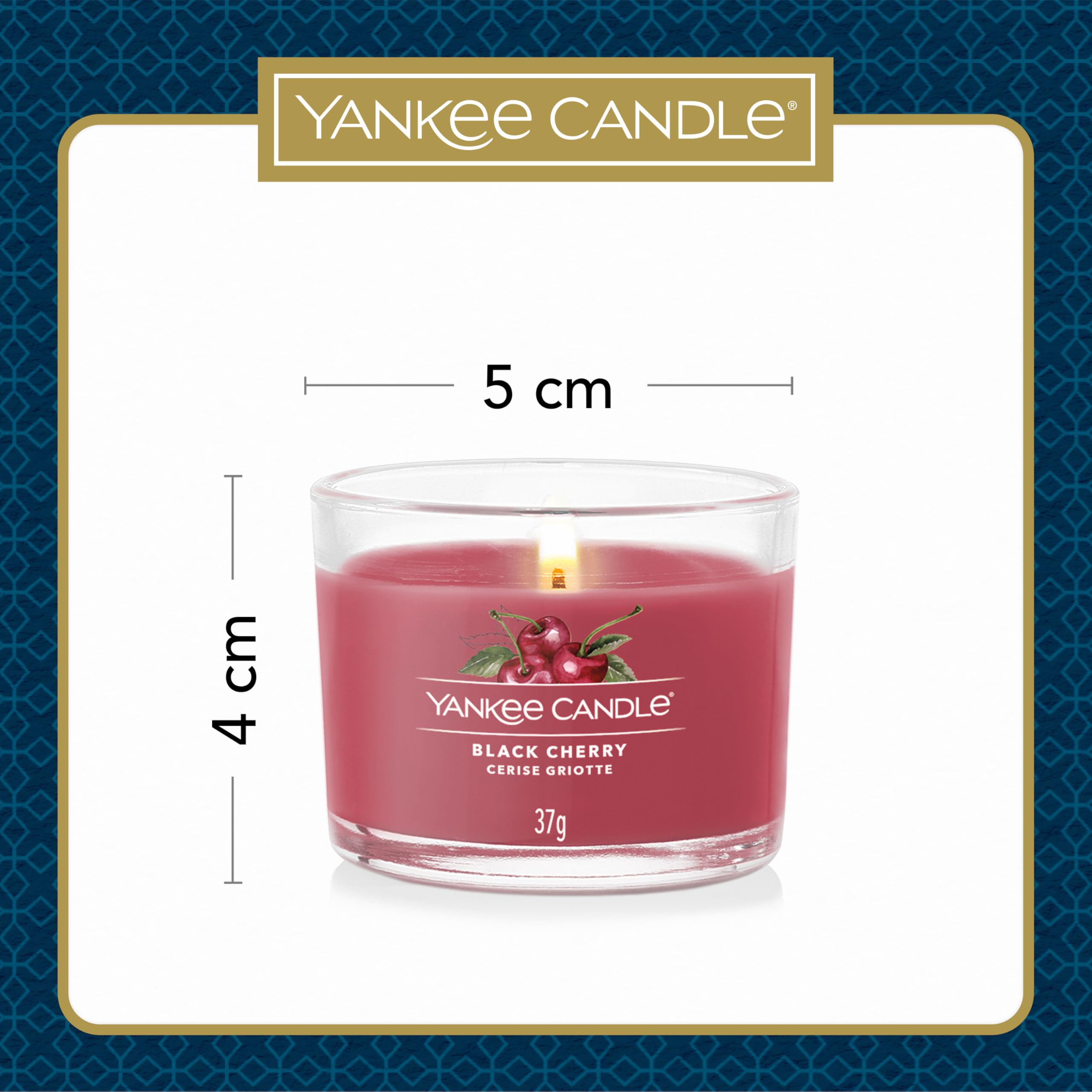 Yankee Candle Votive Candles Gift Set - 6 Scents including Black Cherry & Pink Sands | Soy Blend Wax 2