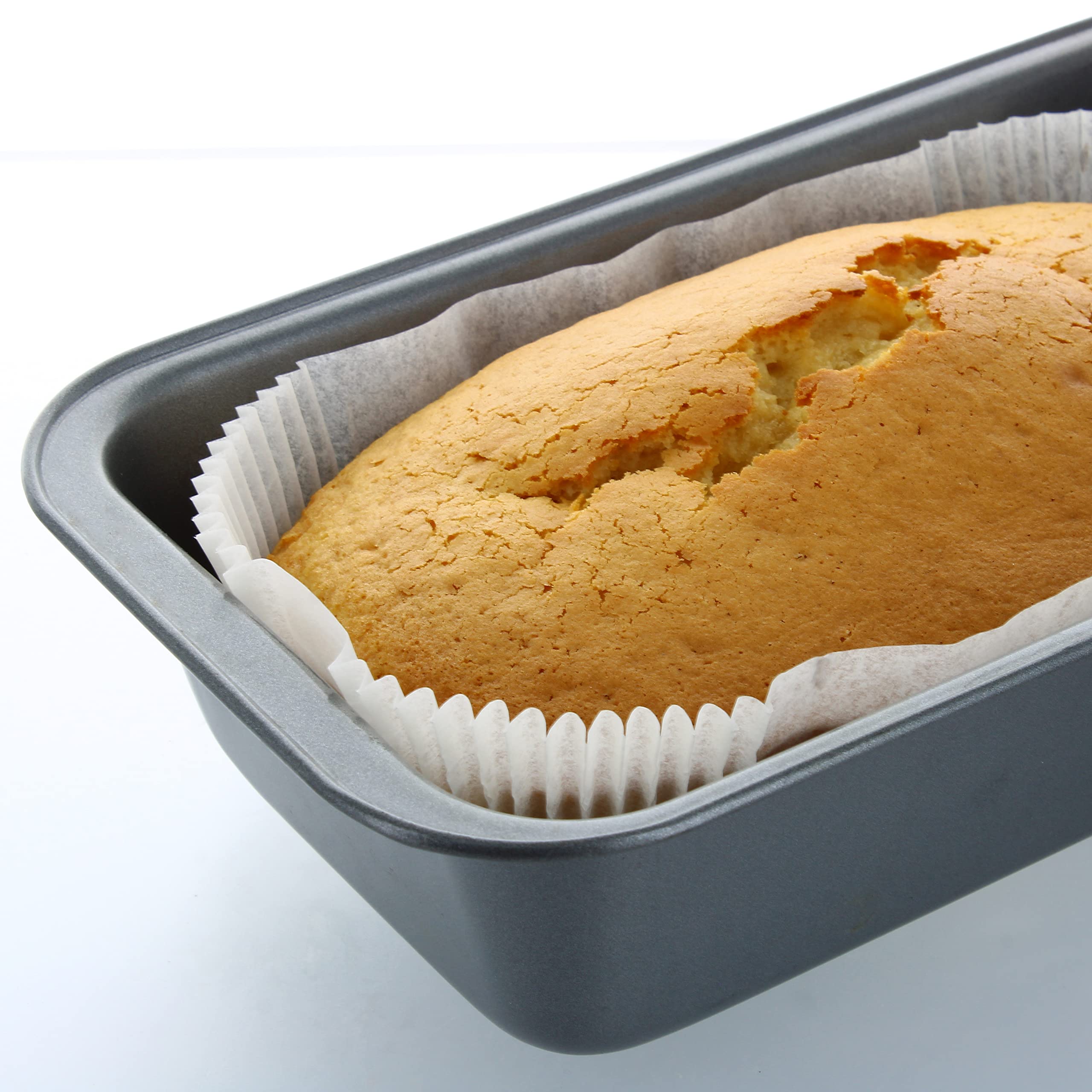 Doric Loaf Tin Liners - 40 Pack Non-Stick Siliconised Greaseproof Paper for Ovens & Air Fryers 8