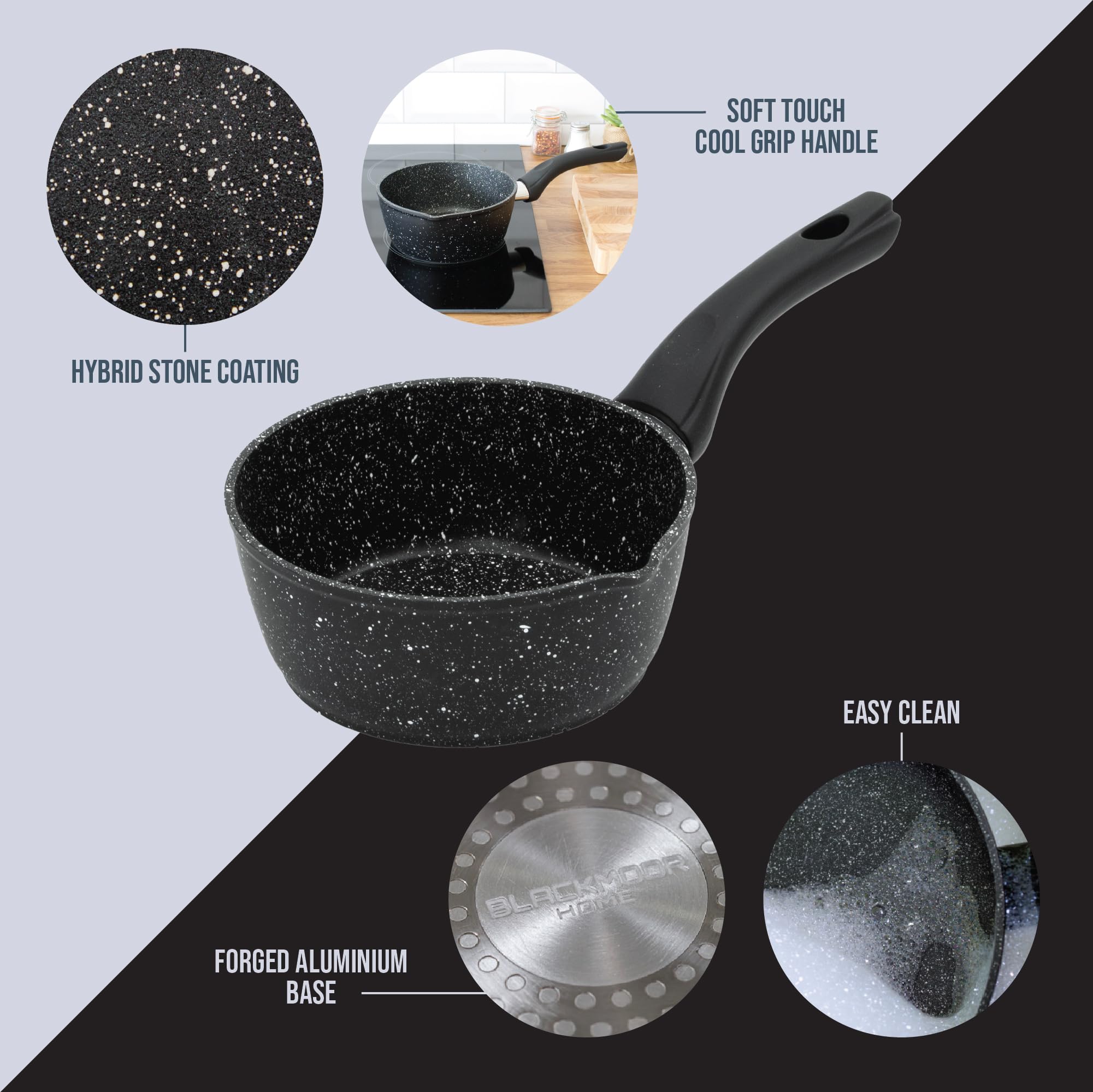 Blackmoor 66120 Classic 16cm Milk Pan | Non-Stick Coating | Induction Compatible 5