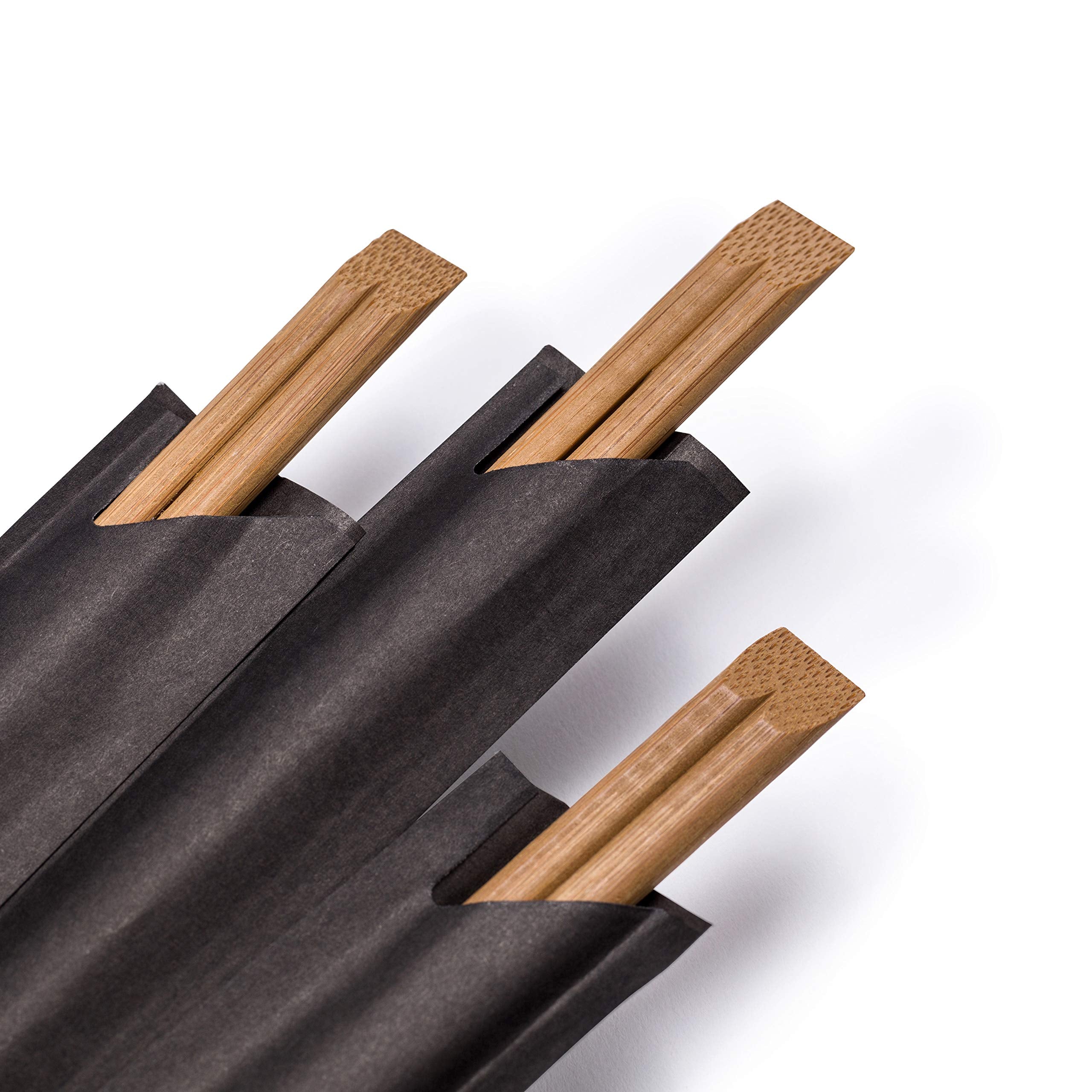 Ken Chiku Bamboo Chopsticks Tensoge Carbonized 24cm - 100 Pairs | Hazel Brown 2