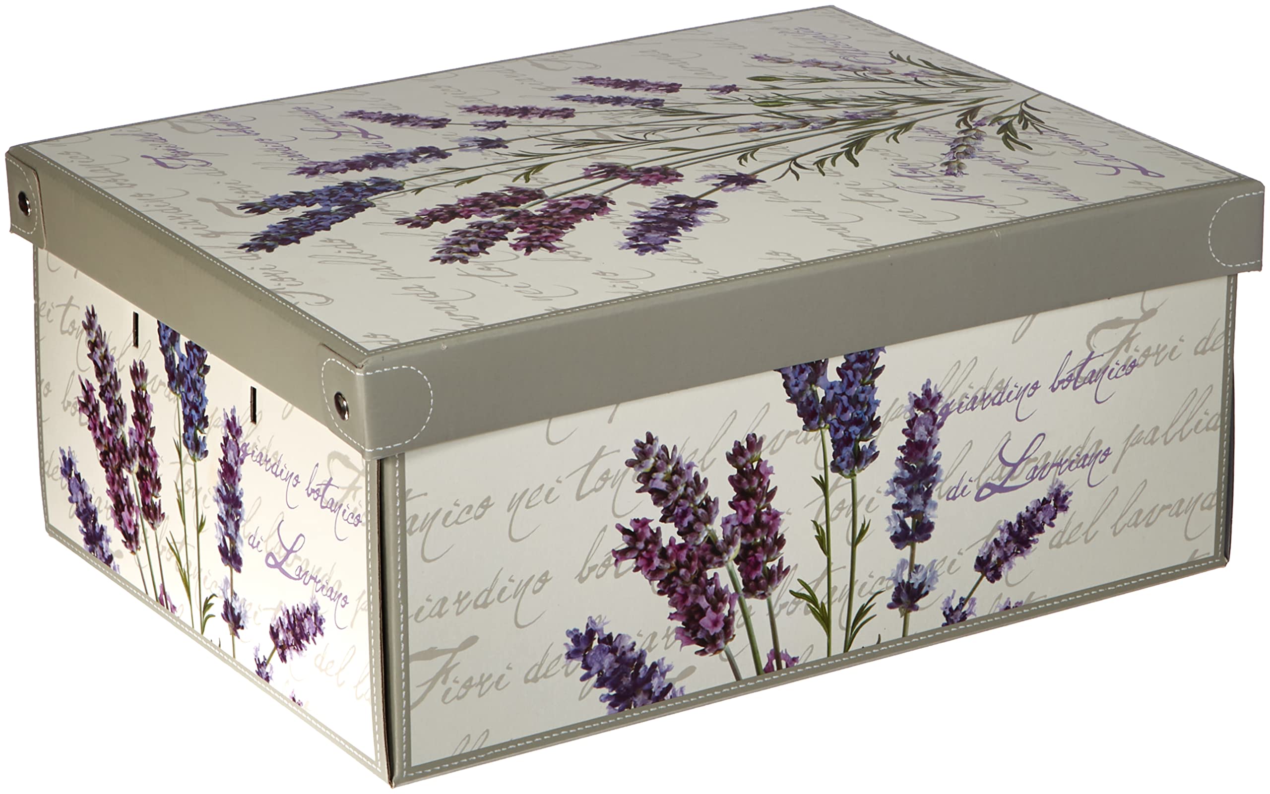 Lavatelli Kanguru Collection Fragrant Lavender Decorative Storage Box | 42x32x17.5 cm | 30kg Capacity 1