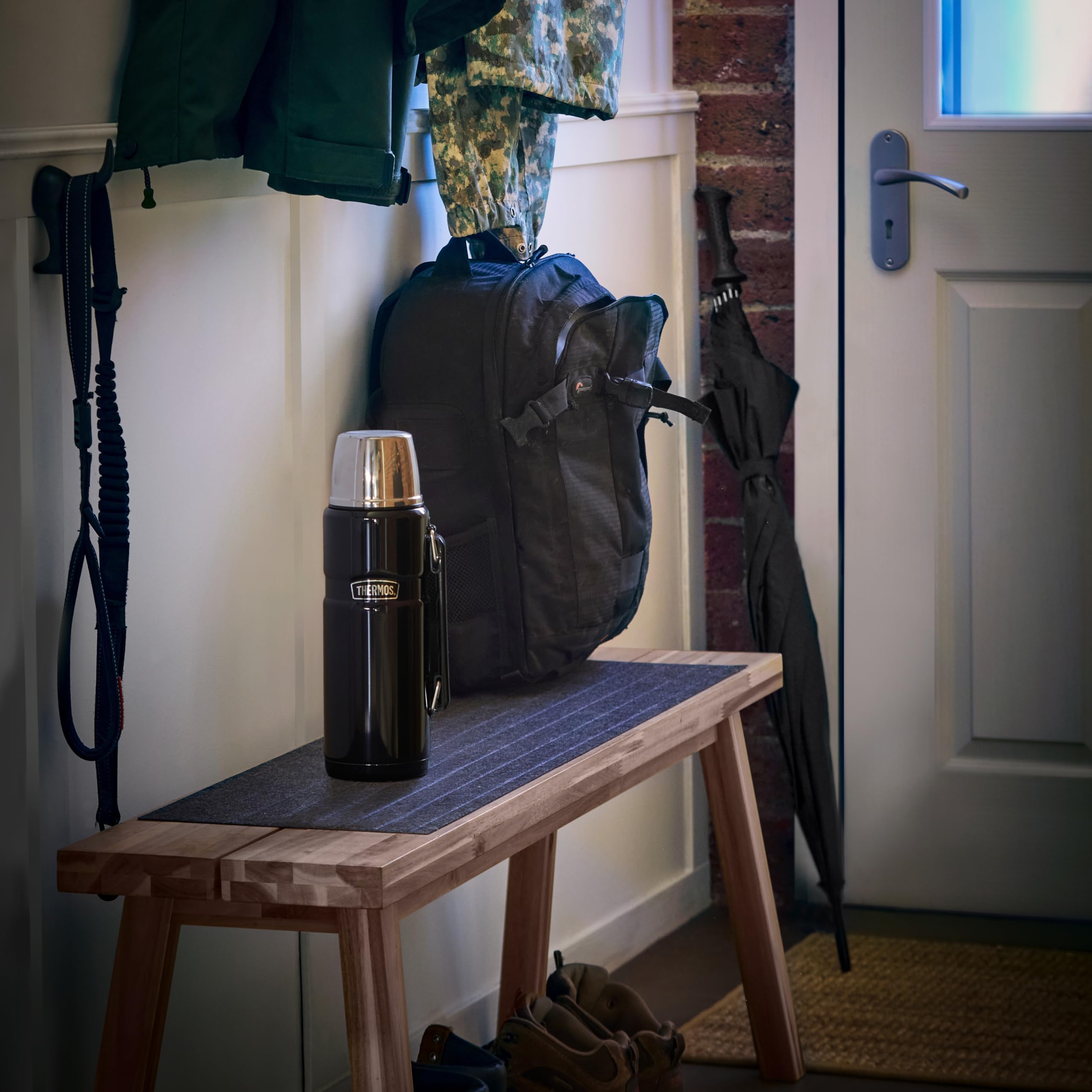Thermos Stainless King Vacuum Insulated Drink Flask - 1.2 L | Midnight Blue | Durable Stainless Steel 5