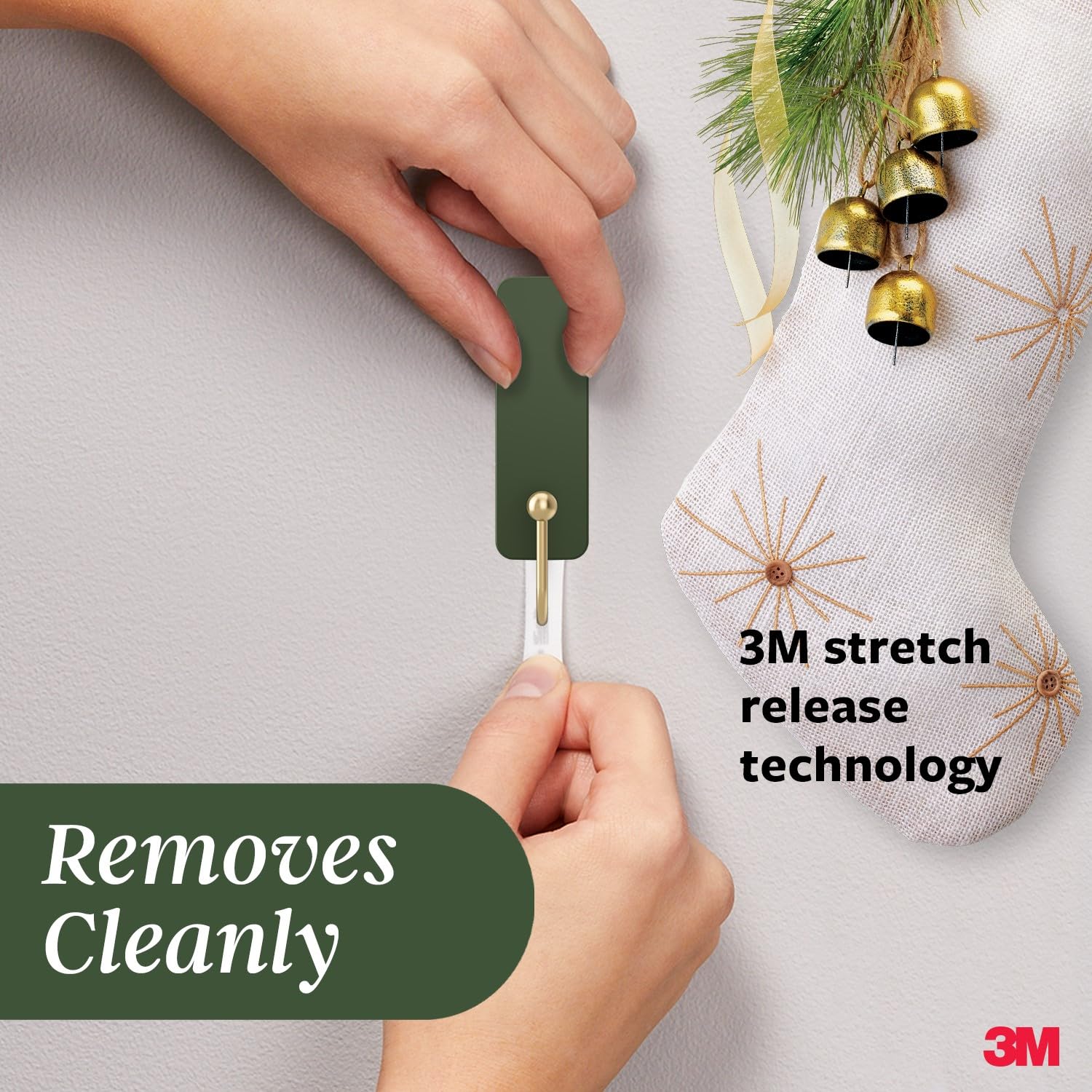 Command Medium Wall Hooks - Rosemary Green Limited Edition | Holds 1.3kg | Damage-Free Hanging 6