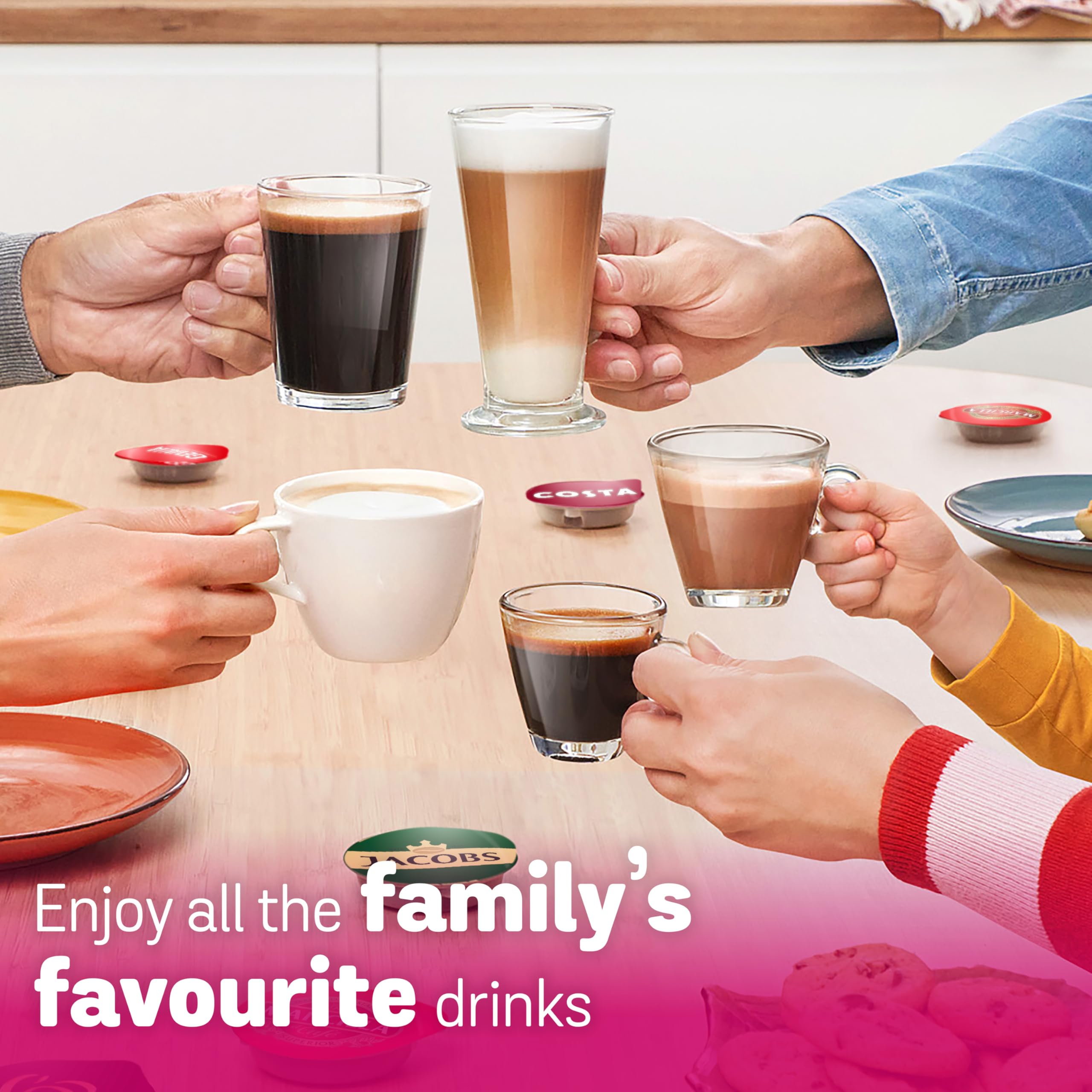 Tassimo by Bosch Happy Single Serve Coffee Machine - Black | Includes 70 Drinks Value Bundle 6