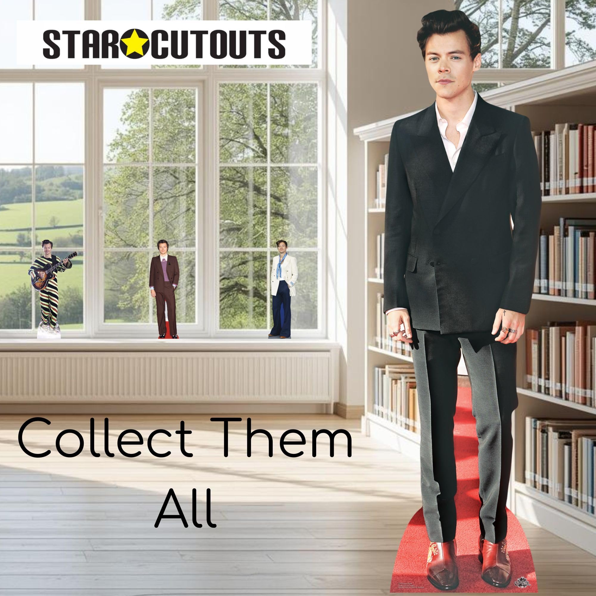 STAR CUTOUTS Harry Music Theme Cardboard Cutout | 31cm Height | CS1193 5